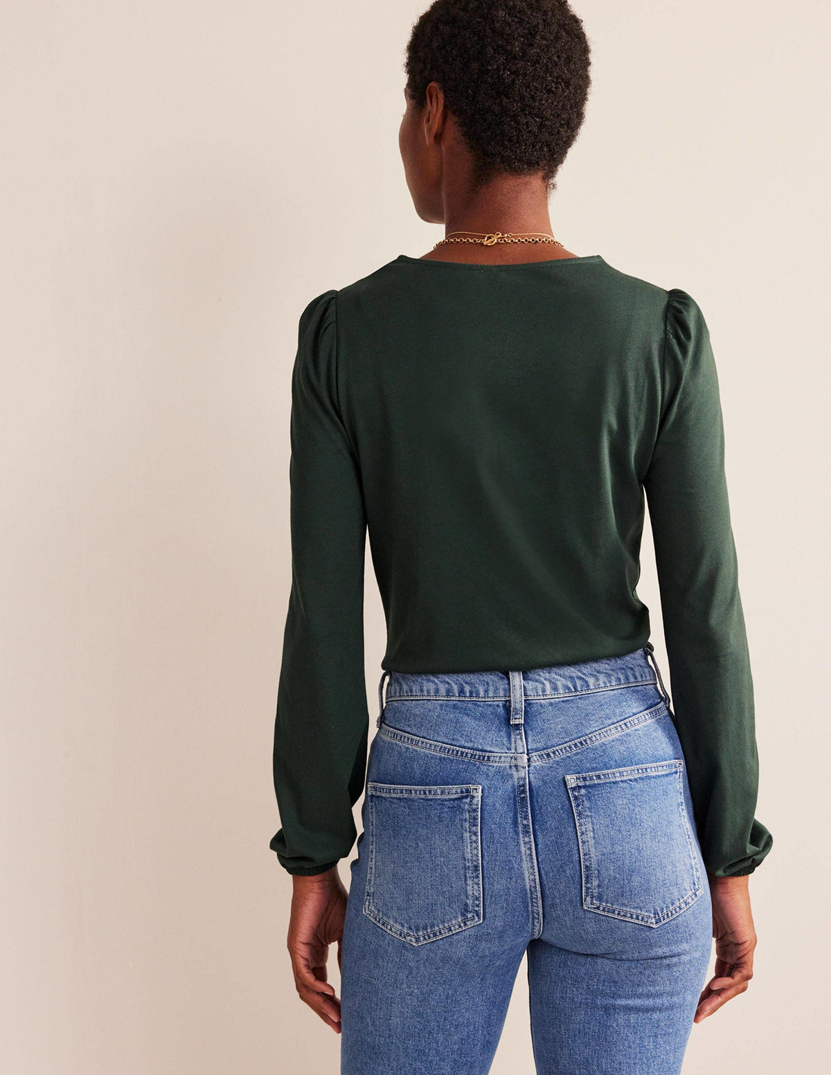 Supersoft Long Sleeve Top-Chatsworth Green - Image 3