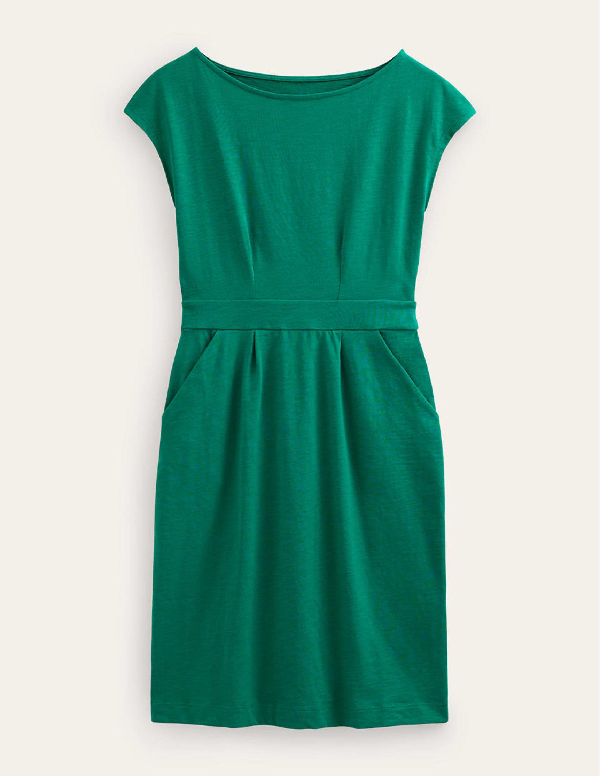 Florrie Jersey Dress-Bright Emerald-5