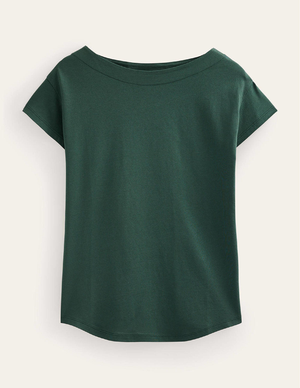 Supersoft Boat Neck T-Shirt-Chatsworth Green - Image 5