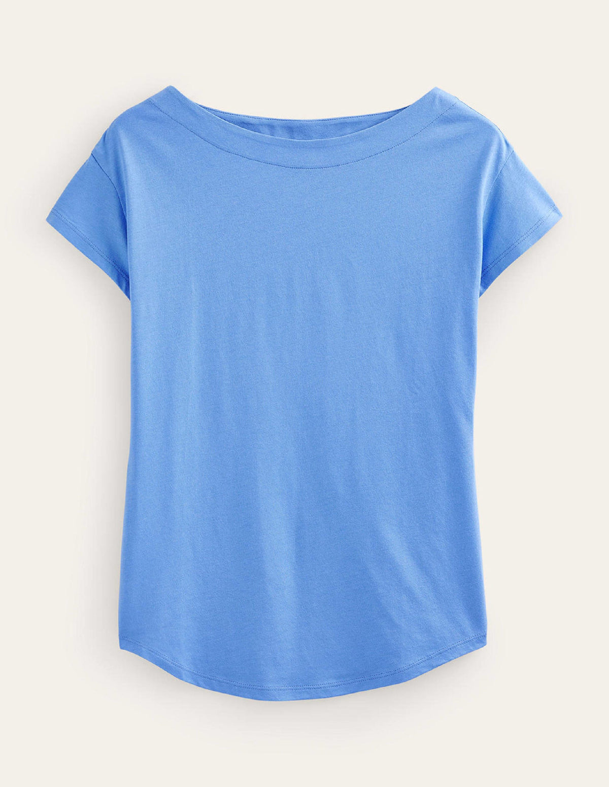 Supersoft Boat Neck T-Shirt-Marina - Image 5