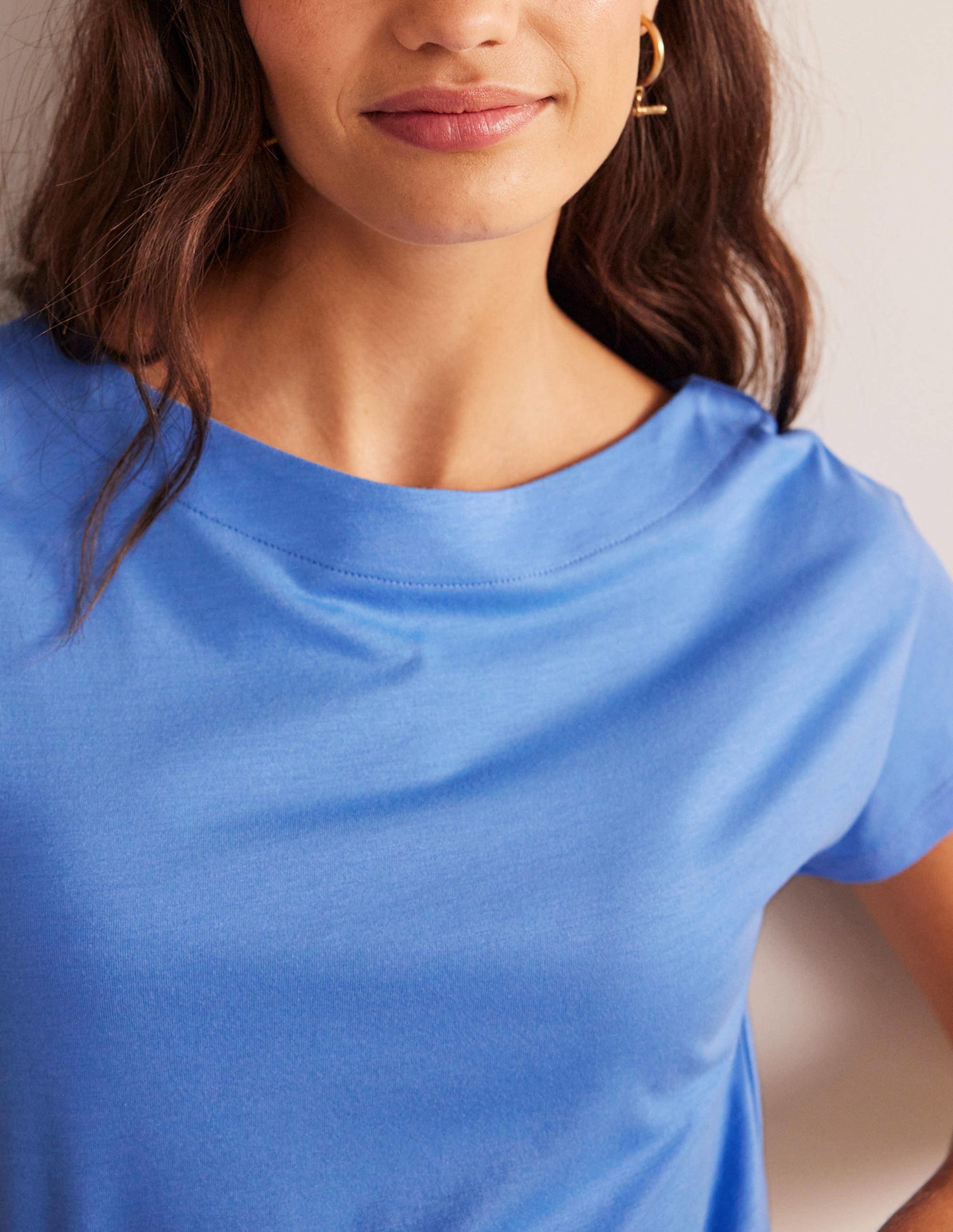 Supersoft Boat Neck T-Shirt-Marina-2