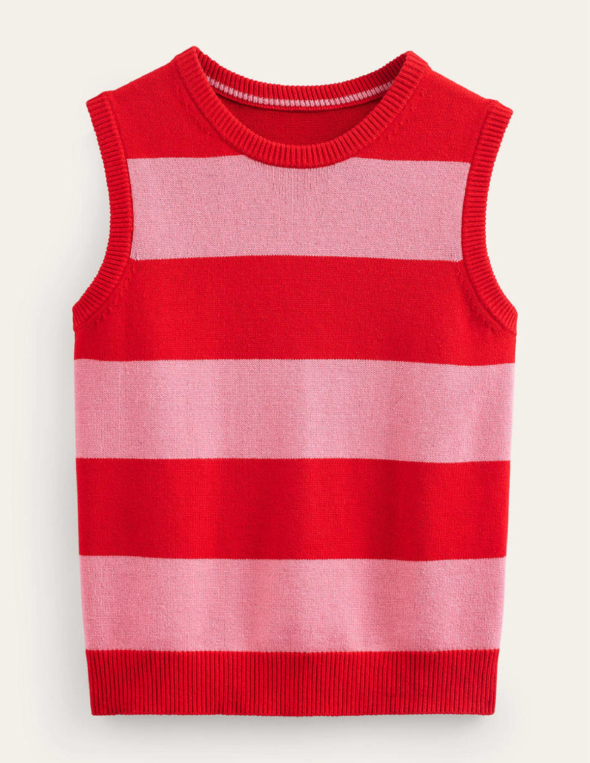 Fiona Sweater Vest-Hot Pepper and Crayon Pink - Image 7