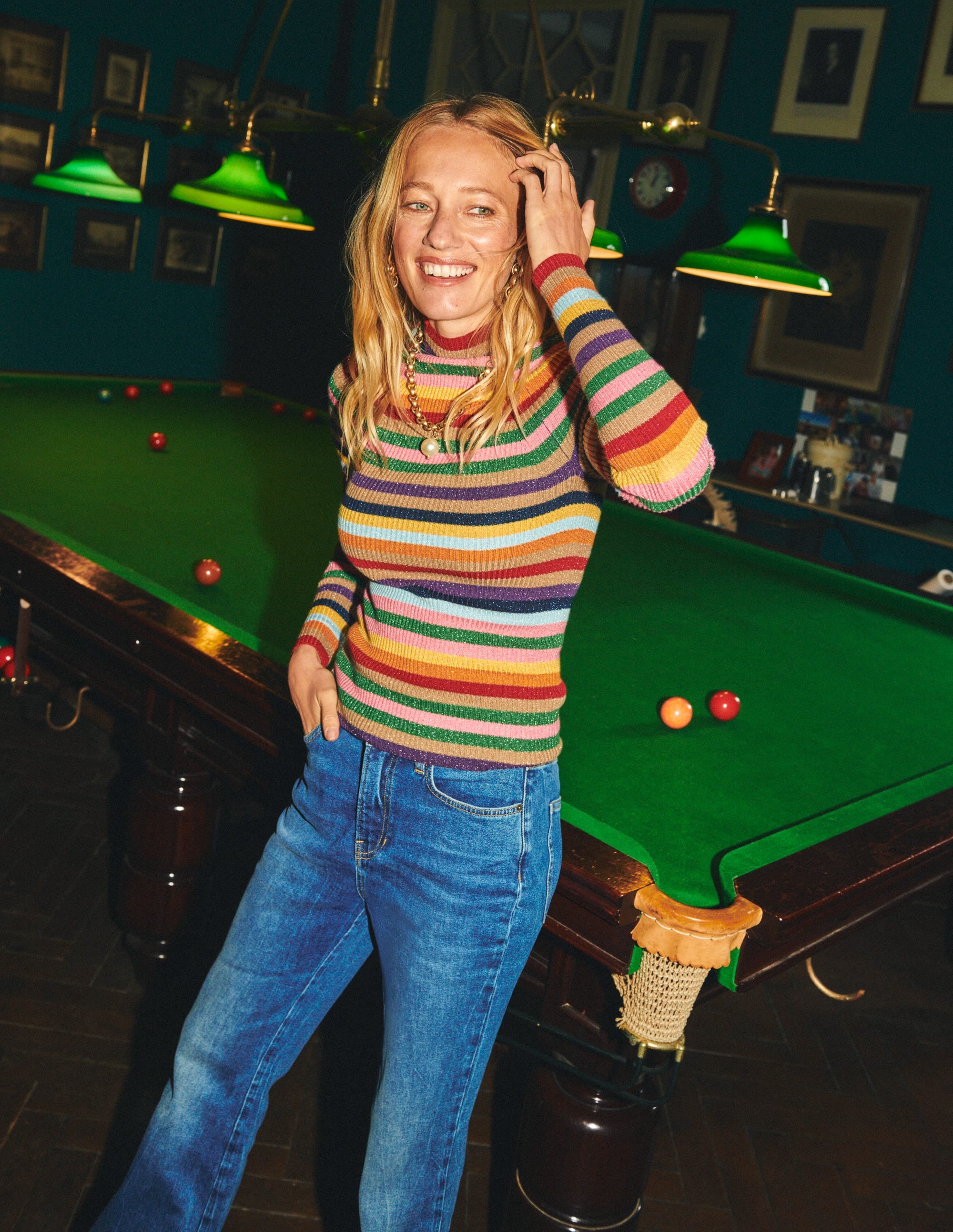 Matilda Sparkle Sweater-Sparkle Multi Stripe - Image 5