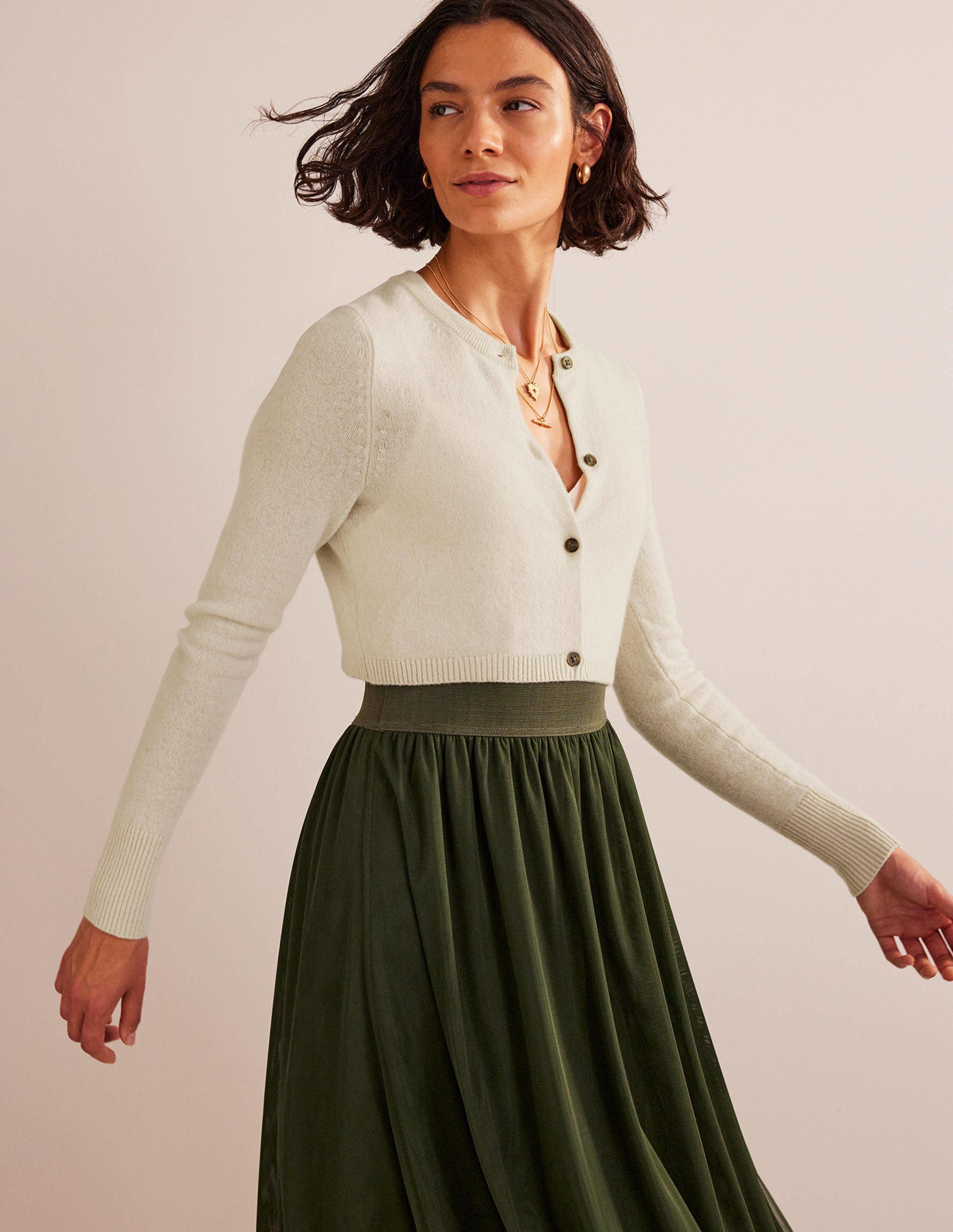 Cropped Cashmere Cardigan-Rope-1