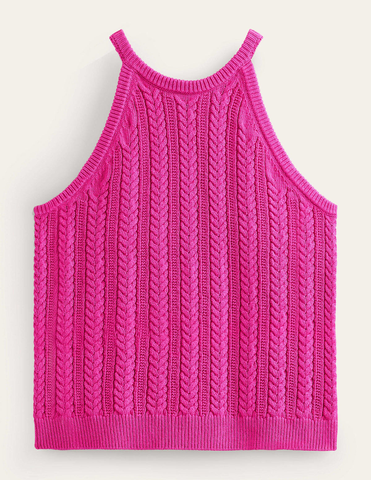 Stitch Knitted Tank-Phlox Pink - Image 5