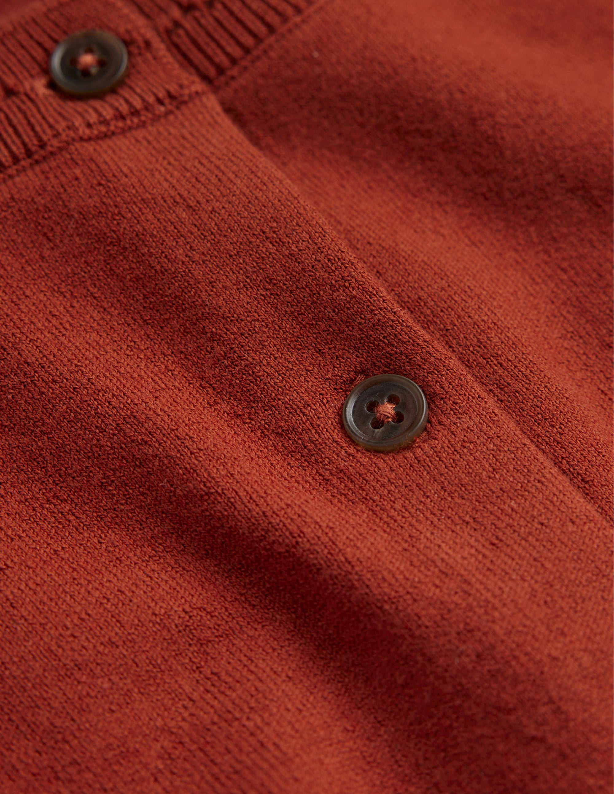Catriona Cotton Cardigan-Chestnut Brown - Image 7