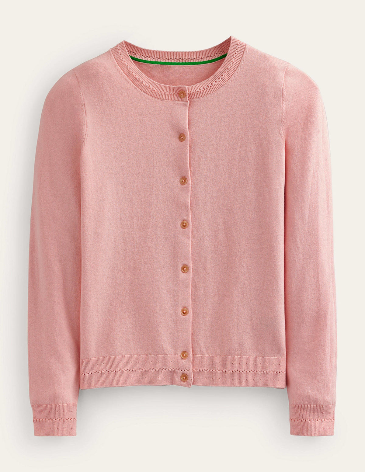 Catriona Cotton Cardigan-Peachskin - Image 6