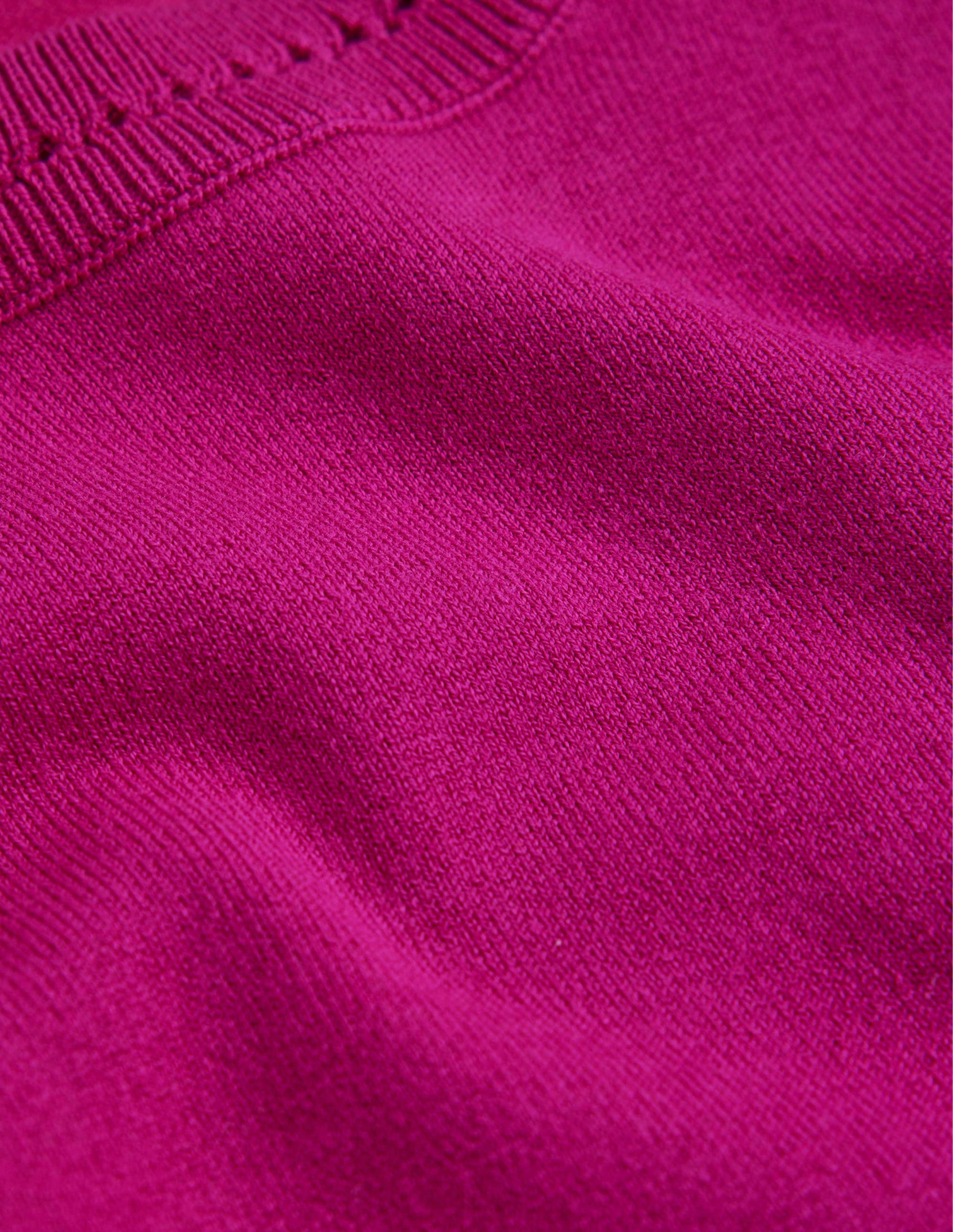 Catriona Cotton Crew Jumper-Festival Fuchsia-7