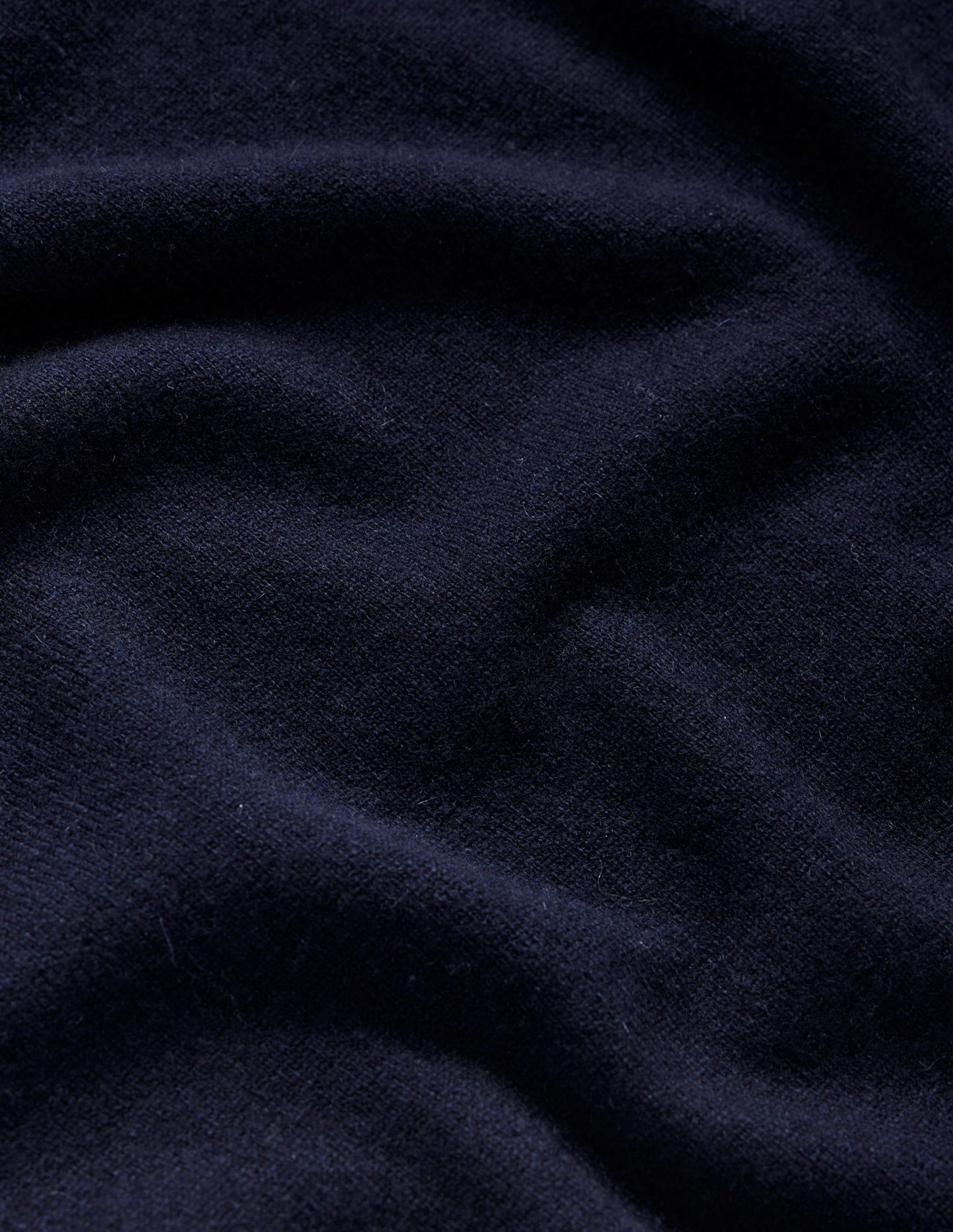 Eva Cashmere Crew Neck Sweater-Navy