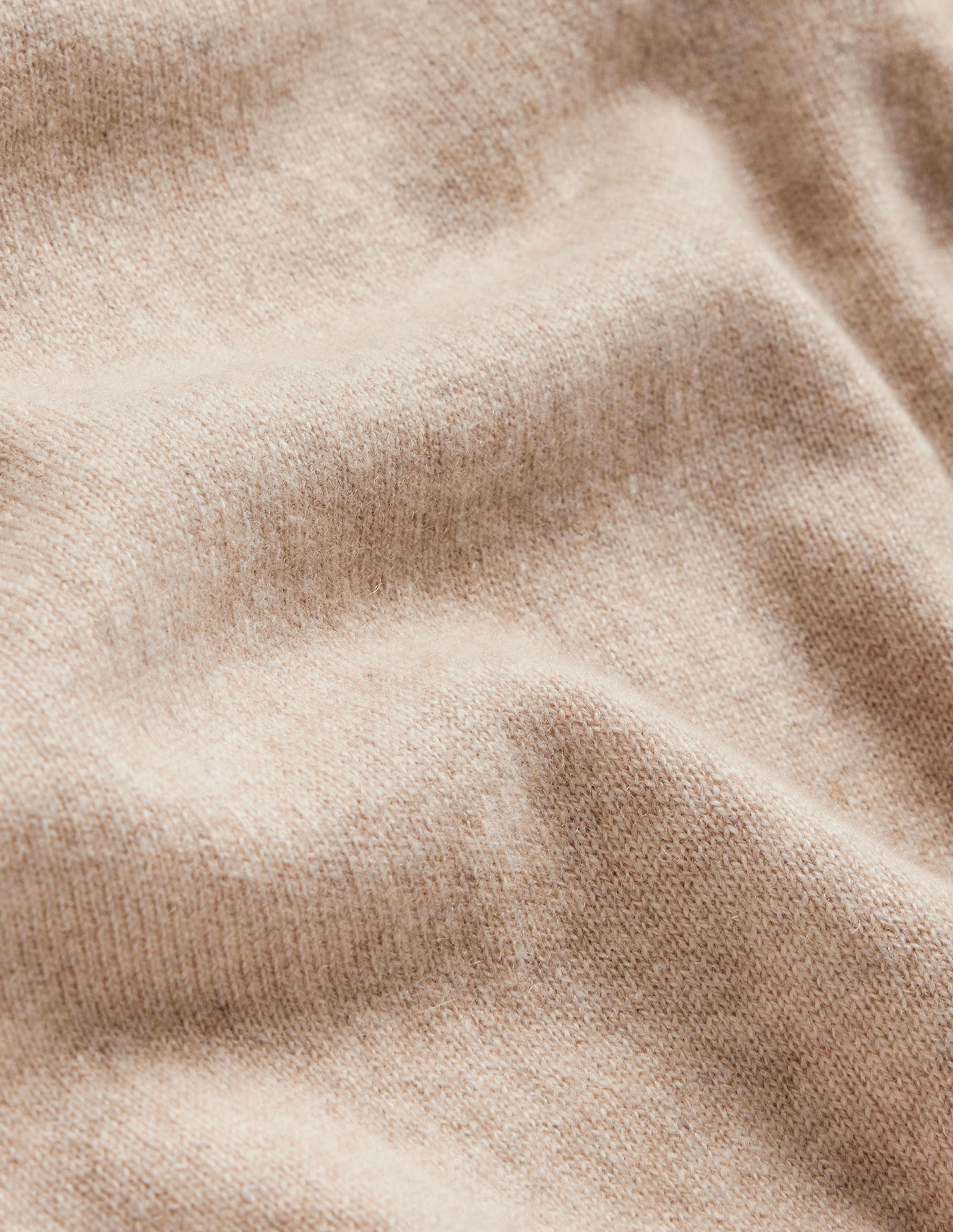 Eva Cashmere Crew Neck Sweater-Chinchilla Melange - Image 9