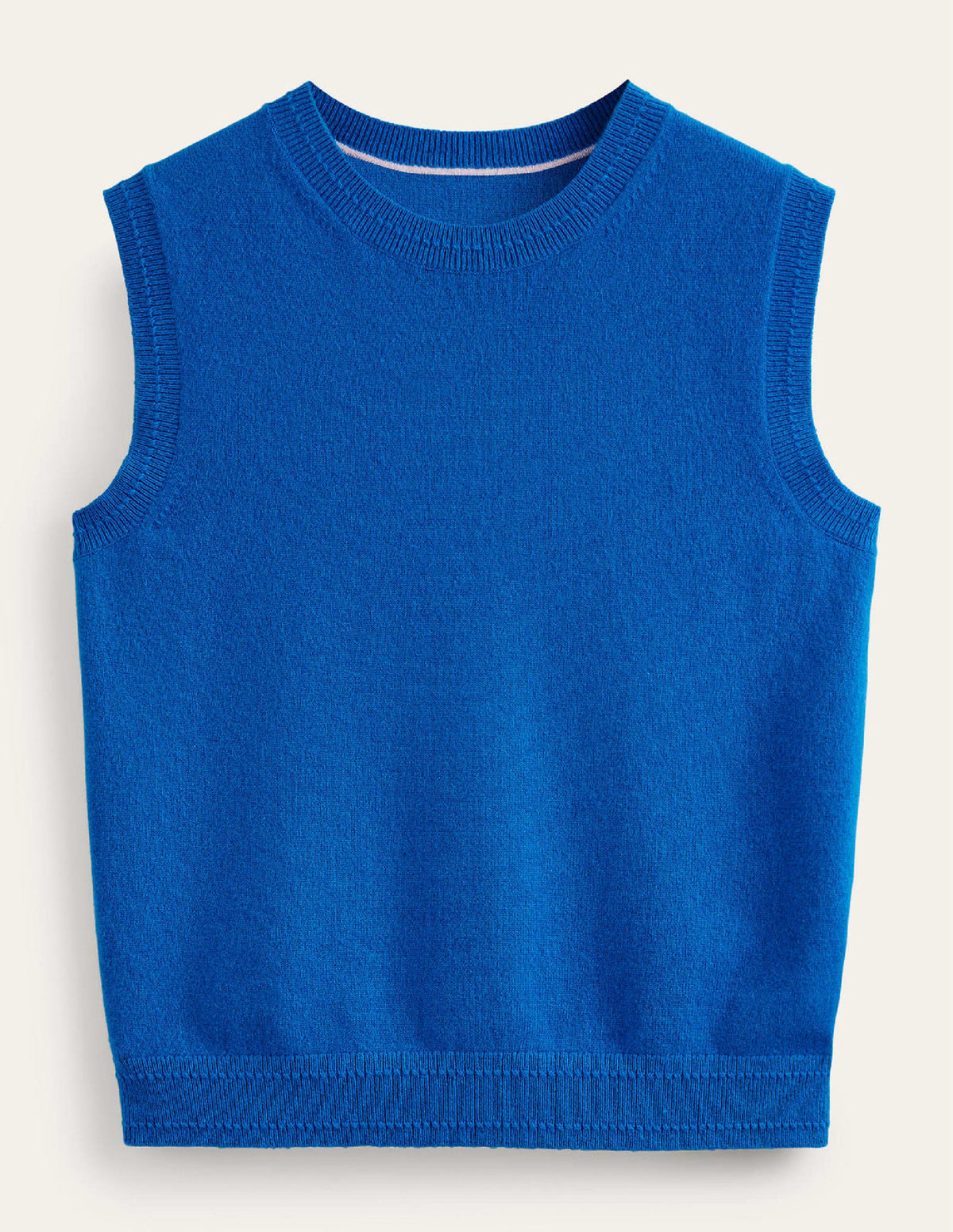 Eva Cashmere Vest-Cyan-7