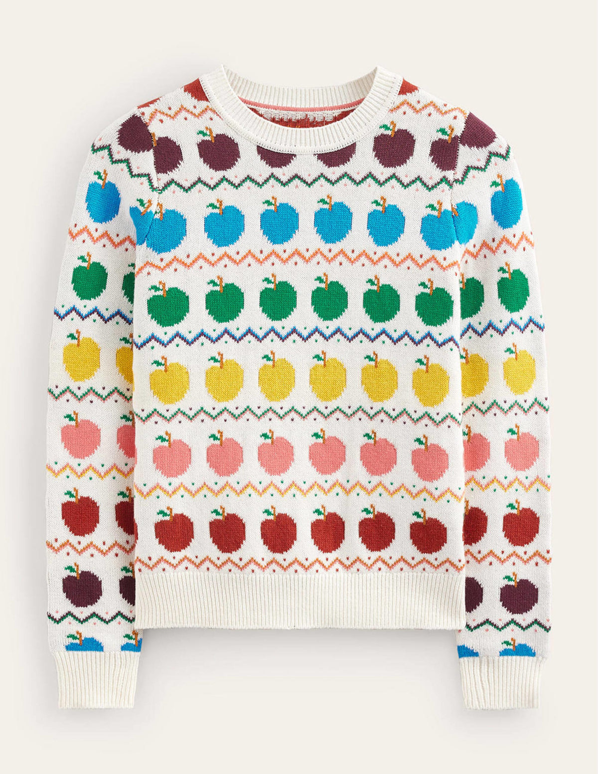 Edie Fair Isle Sweater-Apple Fair Isle-5
