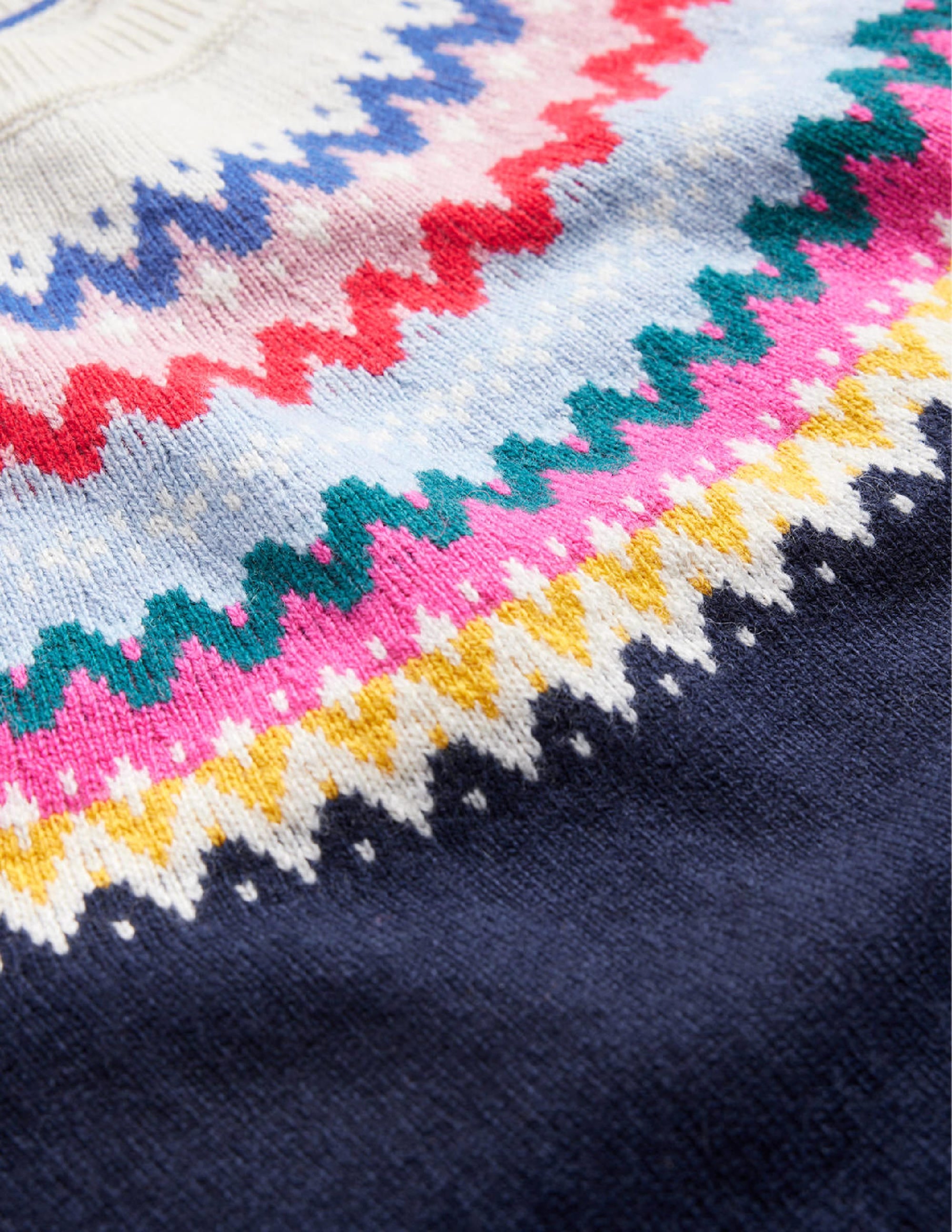 Edie Fair Isle Sweater-Navy Classic Fair Isle - Image 12