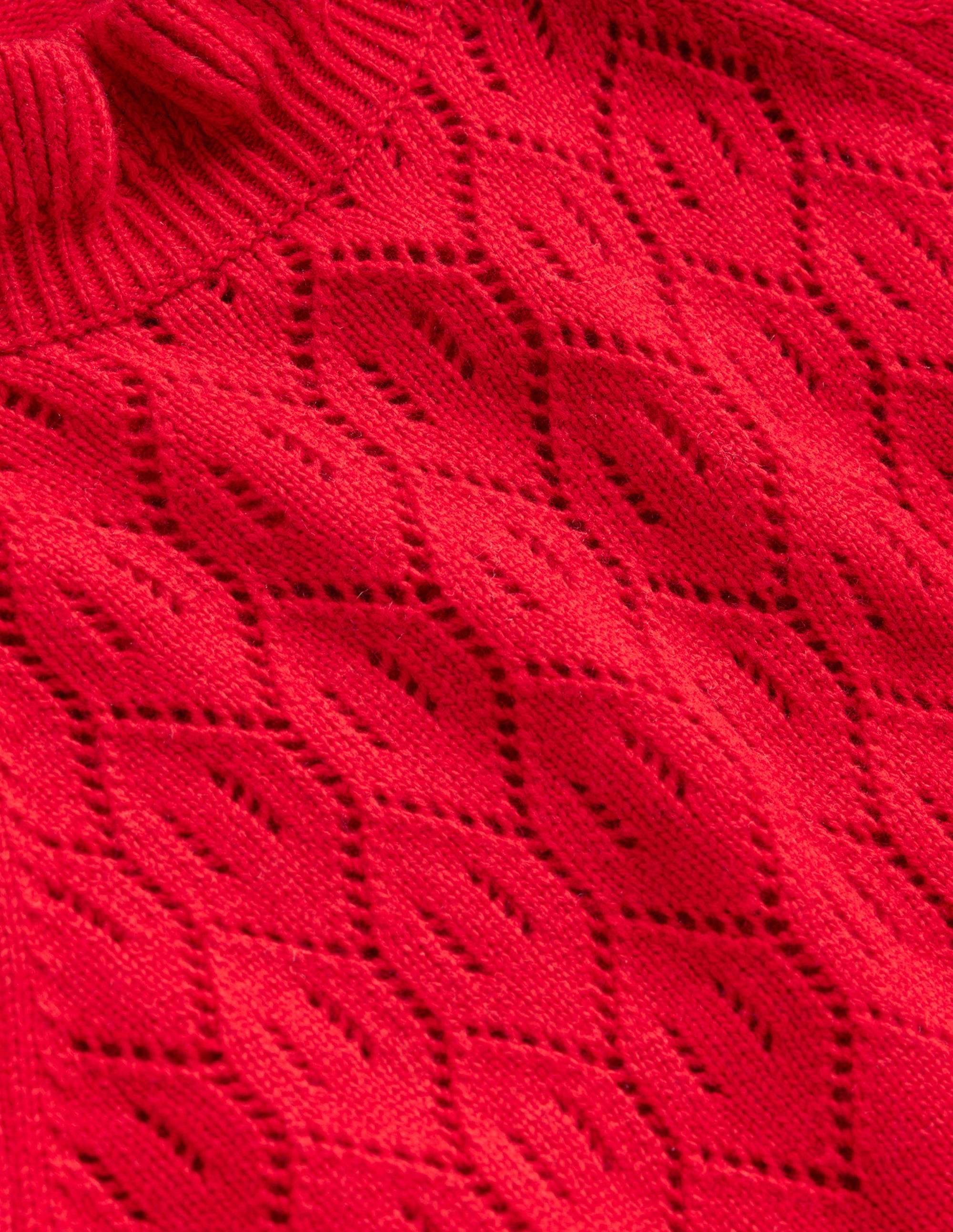 Pointelle Detailed Sweater-Hot Pepper - Image 9