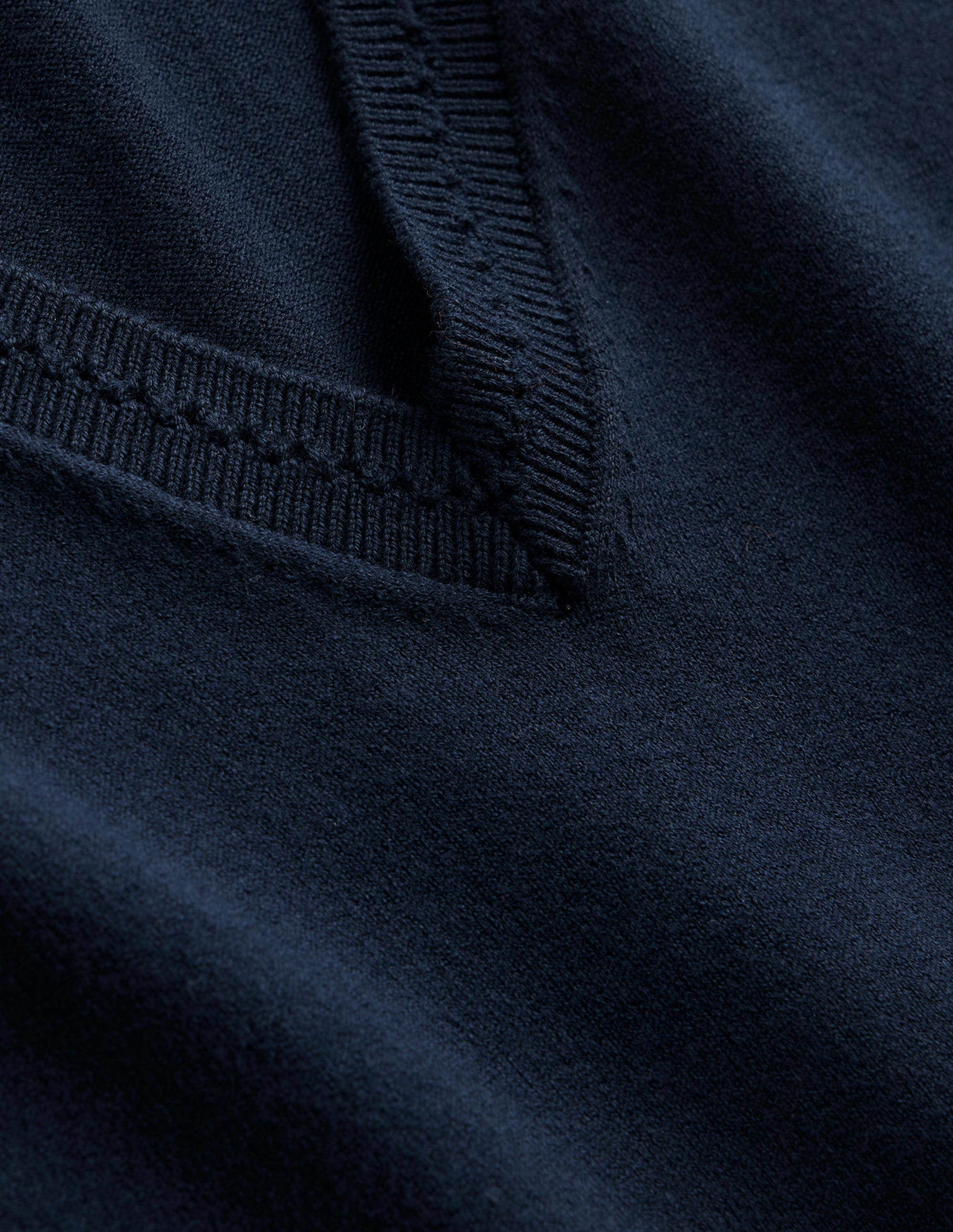 Catriona Cotton V-Neck Vest-Navy - Image 6