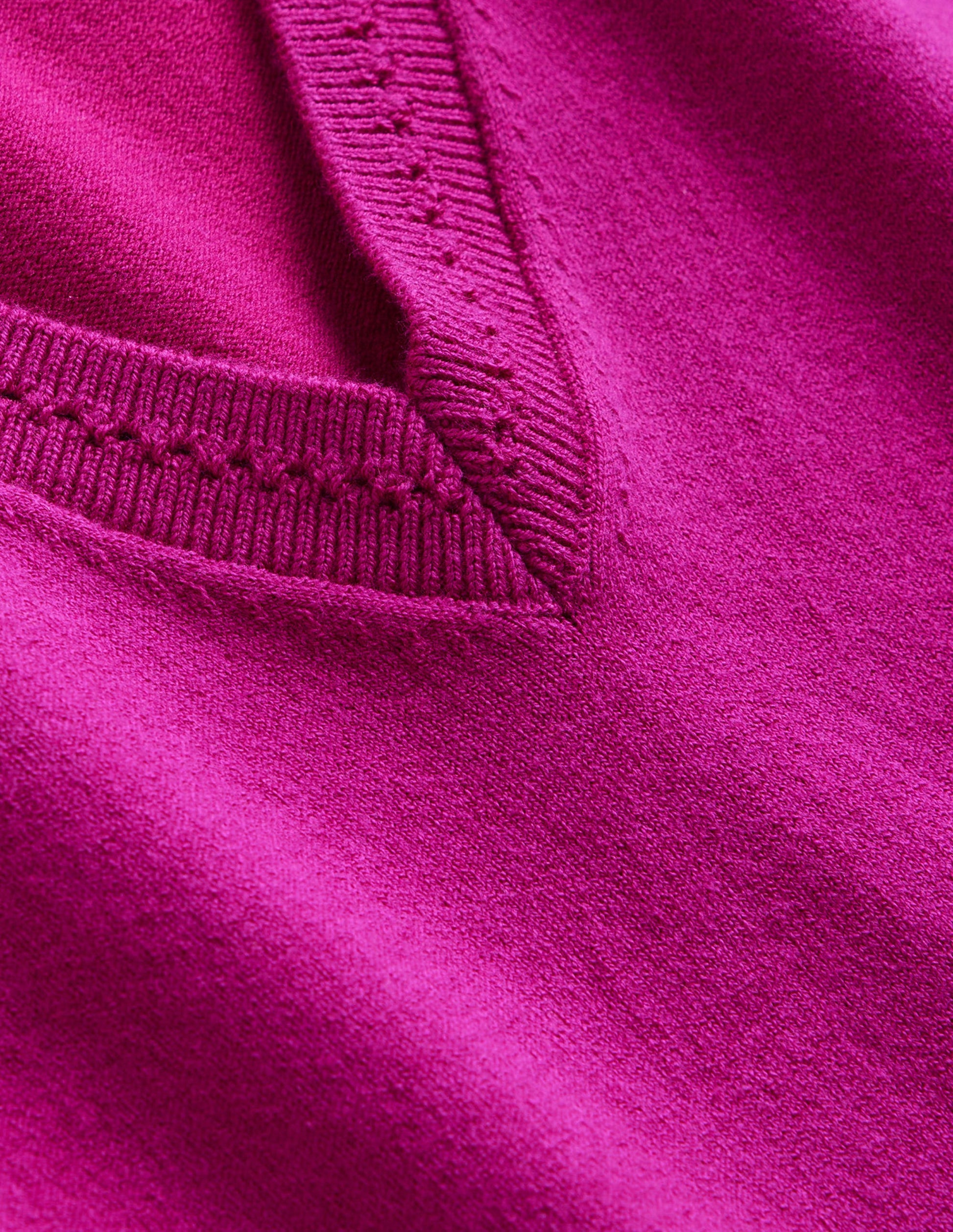 Catriona Cotton V-Neck Vest-Festival Fuchsia-6