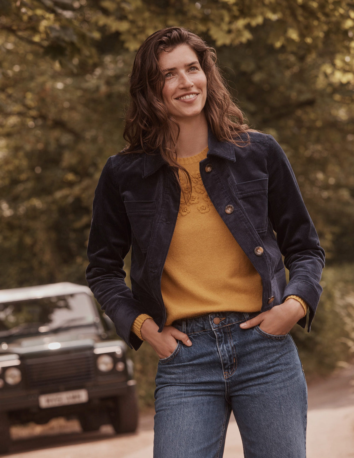 Embroidered Crew-Neck Sweater-Dijon - Image 5