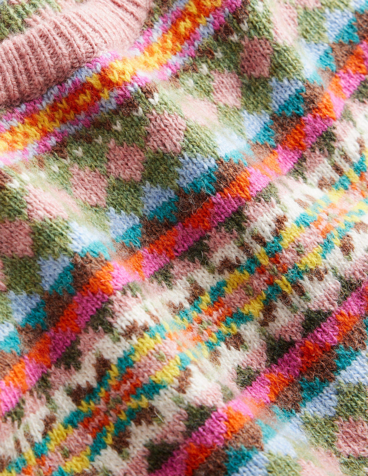Edie Fair Isle Vest-Heritage - Image 6