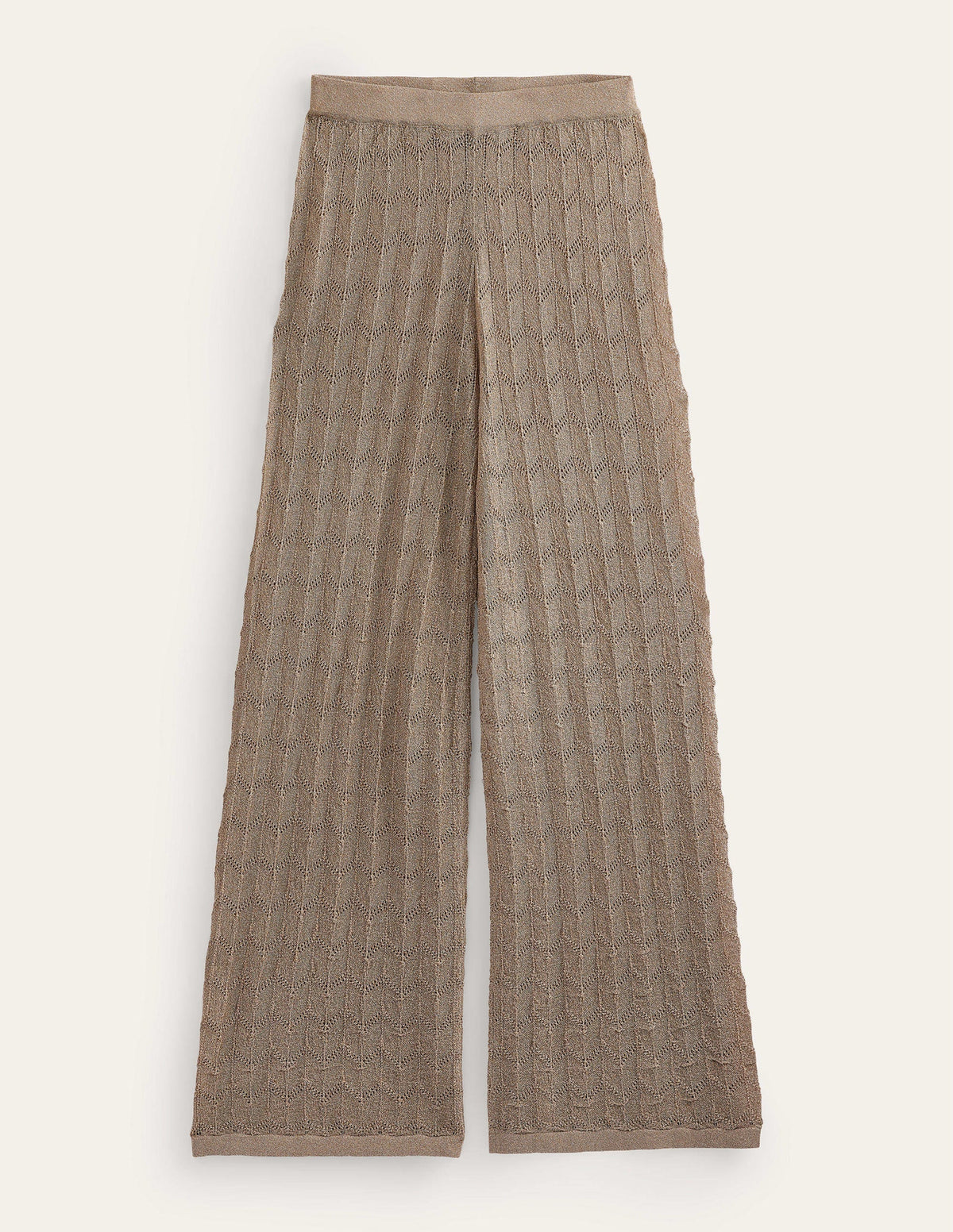 Knitted Beach Pants-Metallic Stone - Image 5