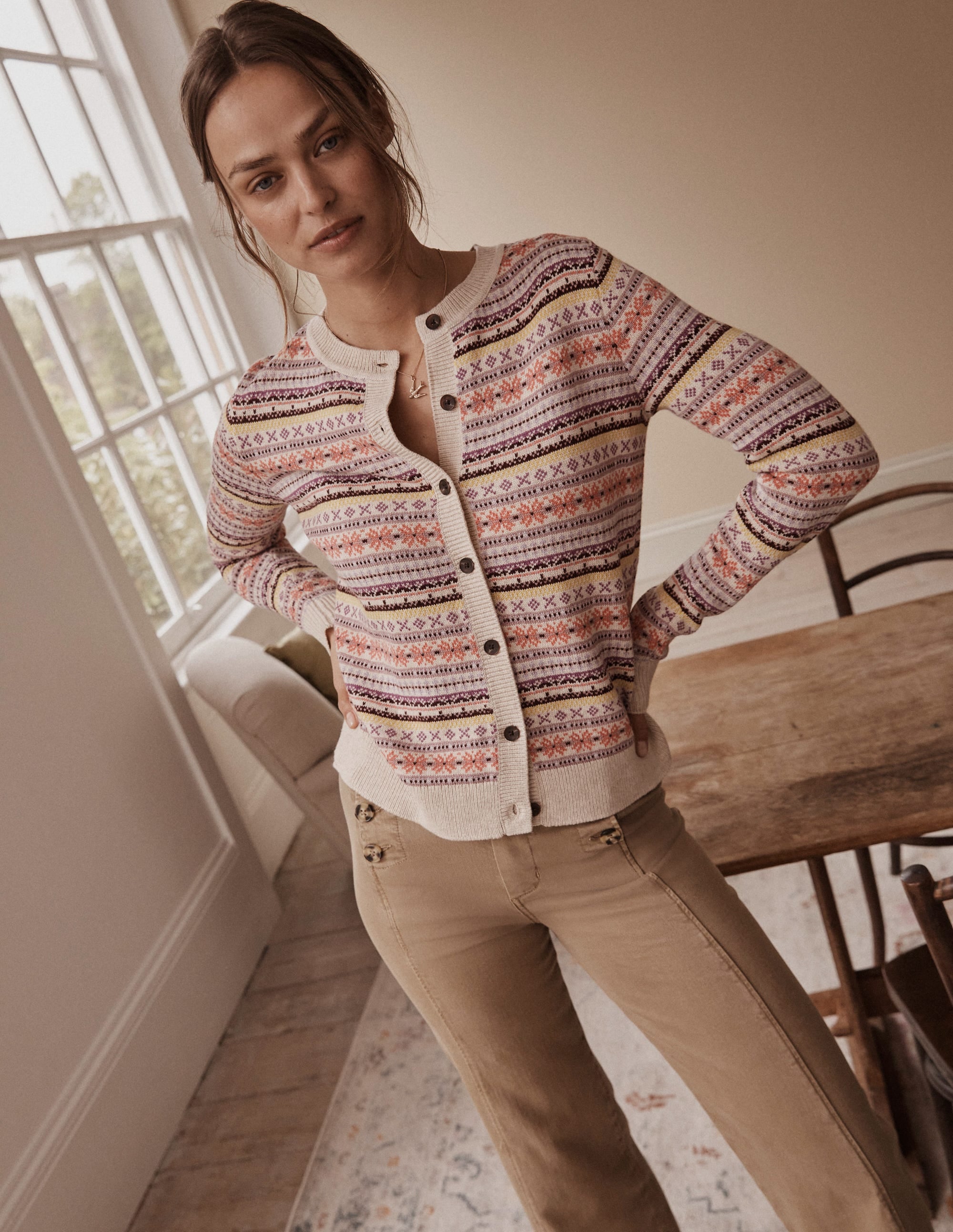 Sailor Wide Leg Pants-Wheat - Image 8
