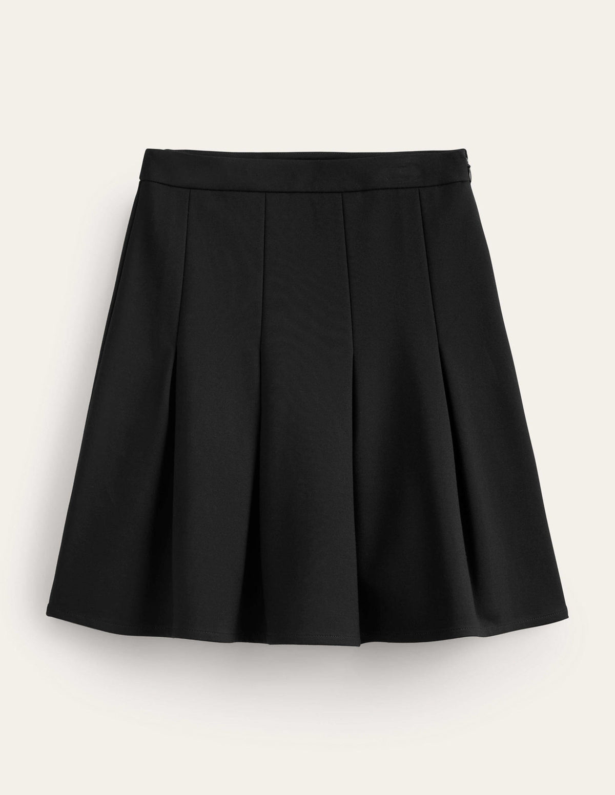 Flippy Ponte Mini Skirt-Black - Image 5