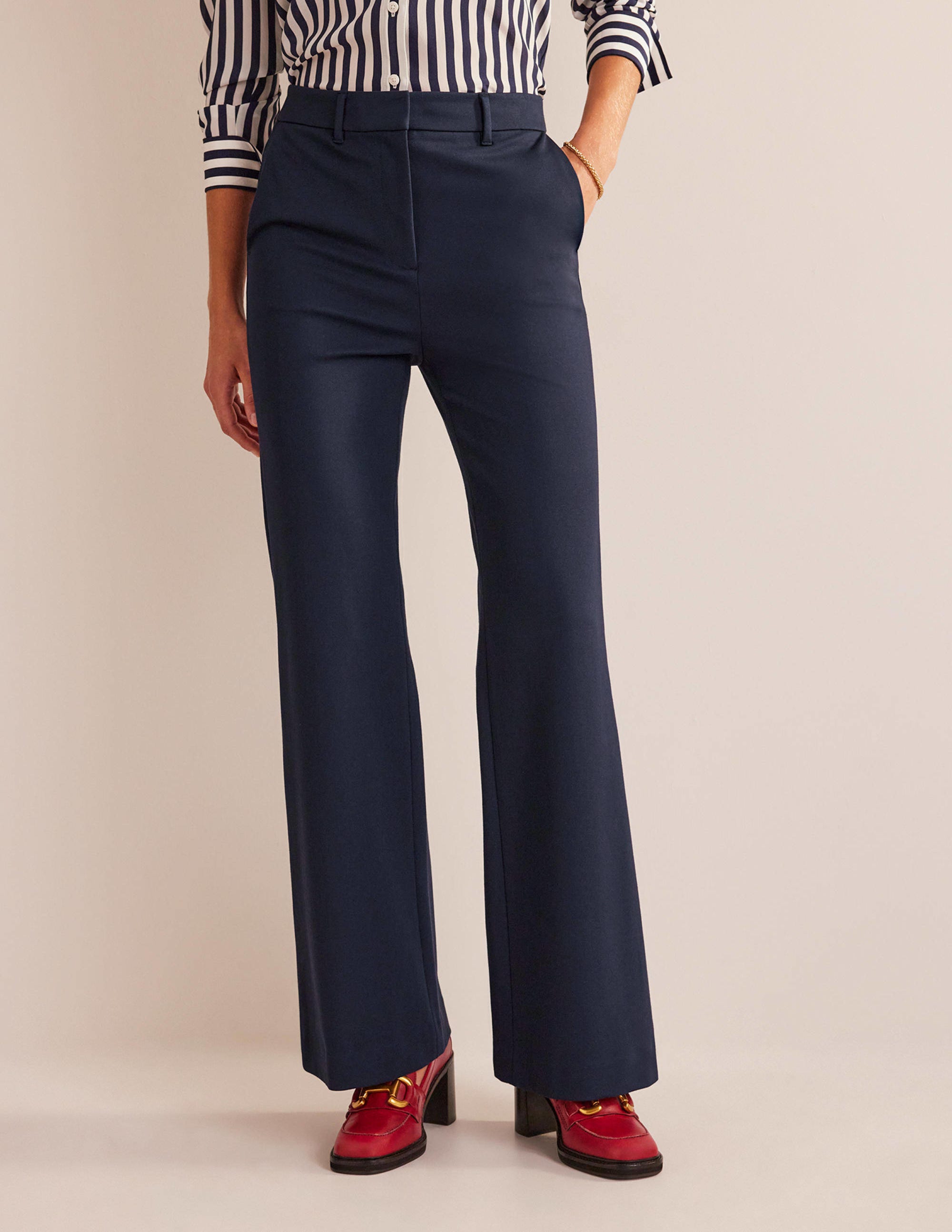 Brompton Jersey Pants-Navy - Image 4