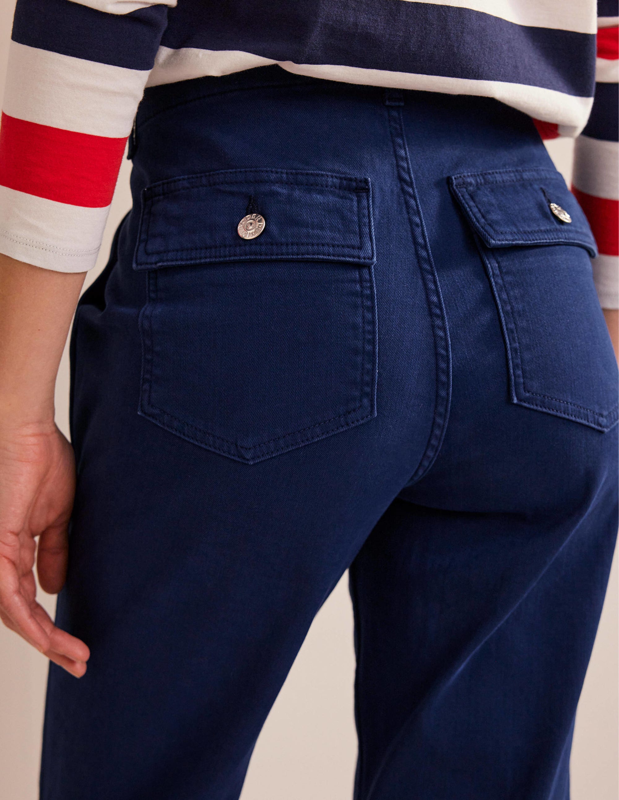 Kensington Casual Pants-Navy - Image 2