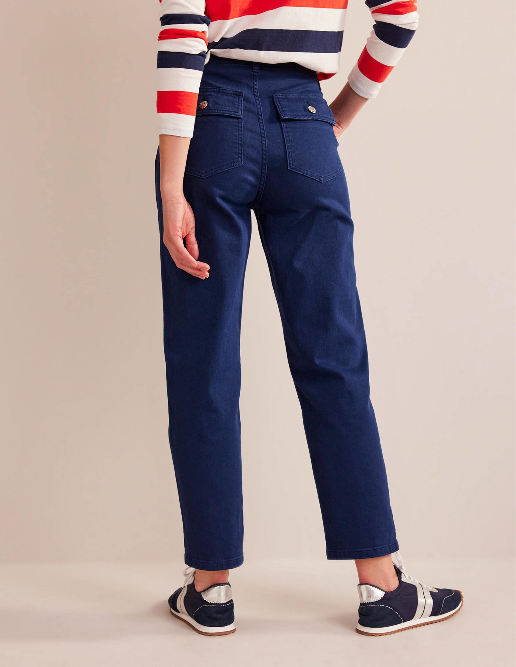 Kensington Casual Pants-Navy - Image 3