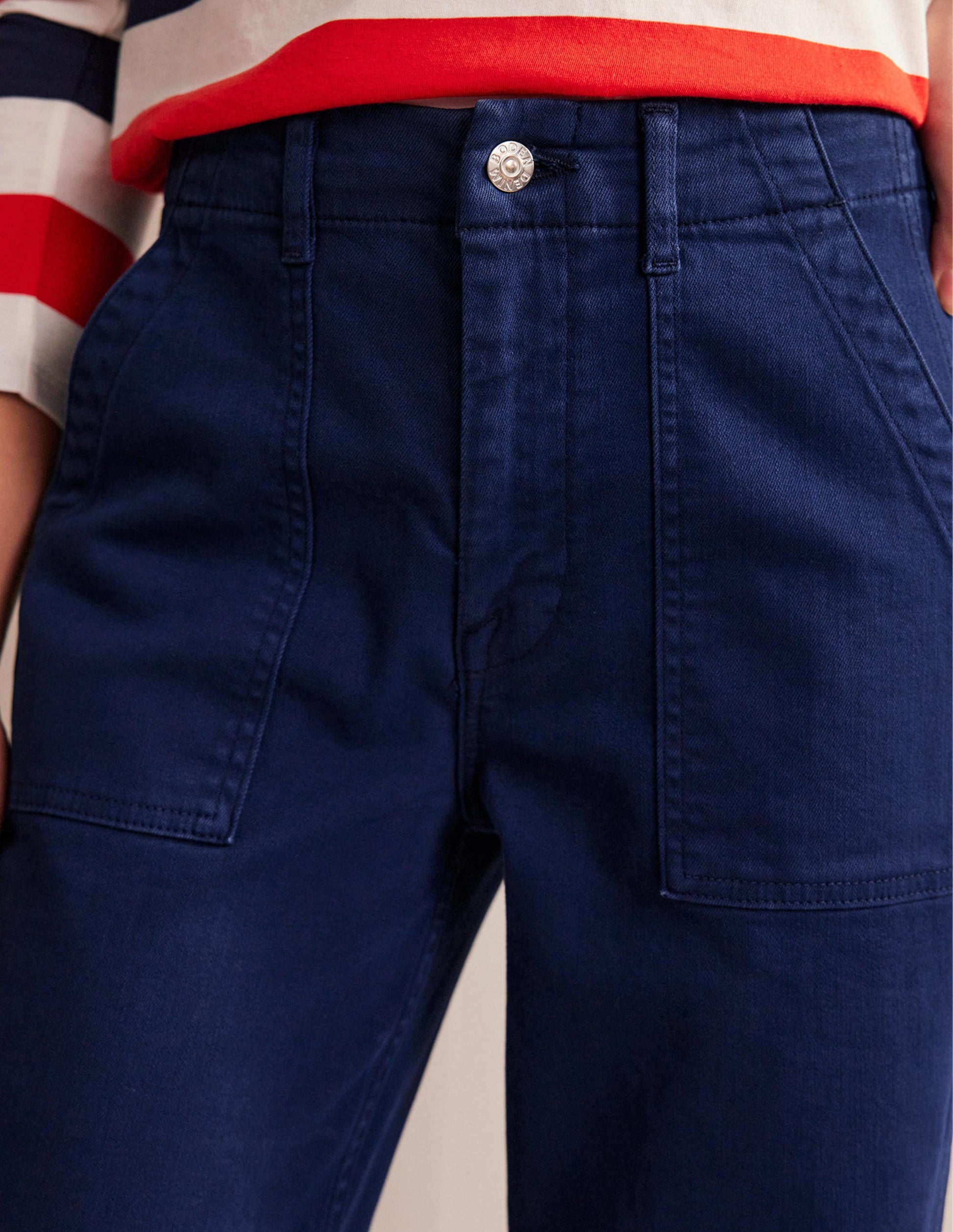 Kensington Casual Pants-Navy-5
