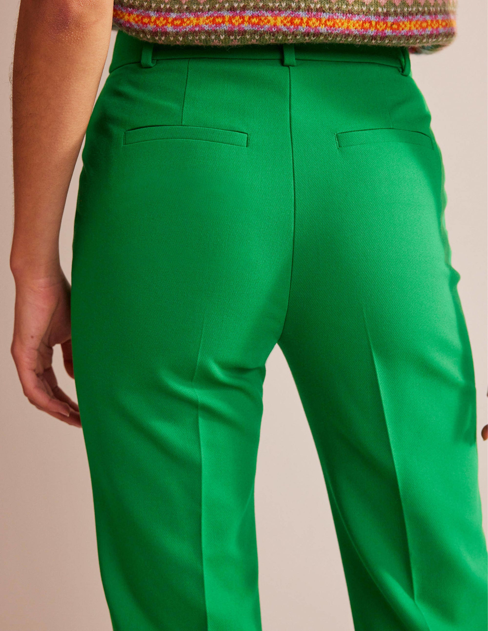 Kew Bi-Stretch Pants-Rich Emerald - Image 2