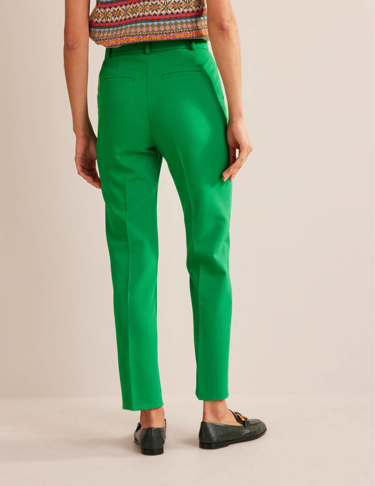 Kew Bi-Stretch Pants-Rich Emerald - Image 3