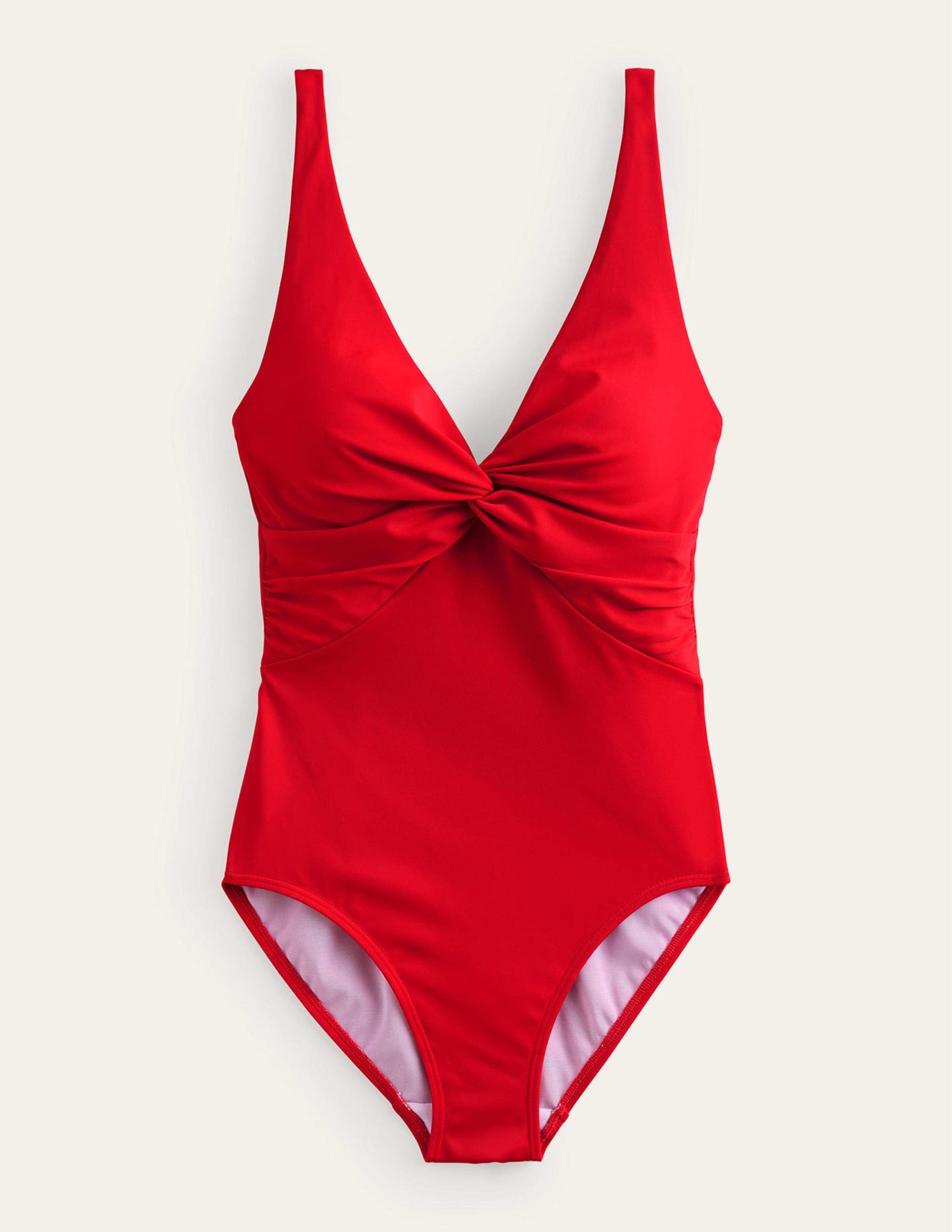 Twist Classic Swimsuit-Red