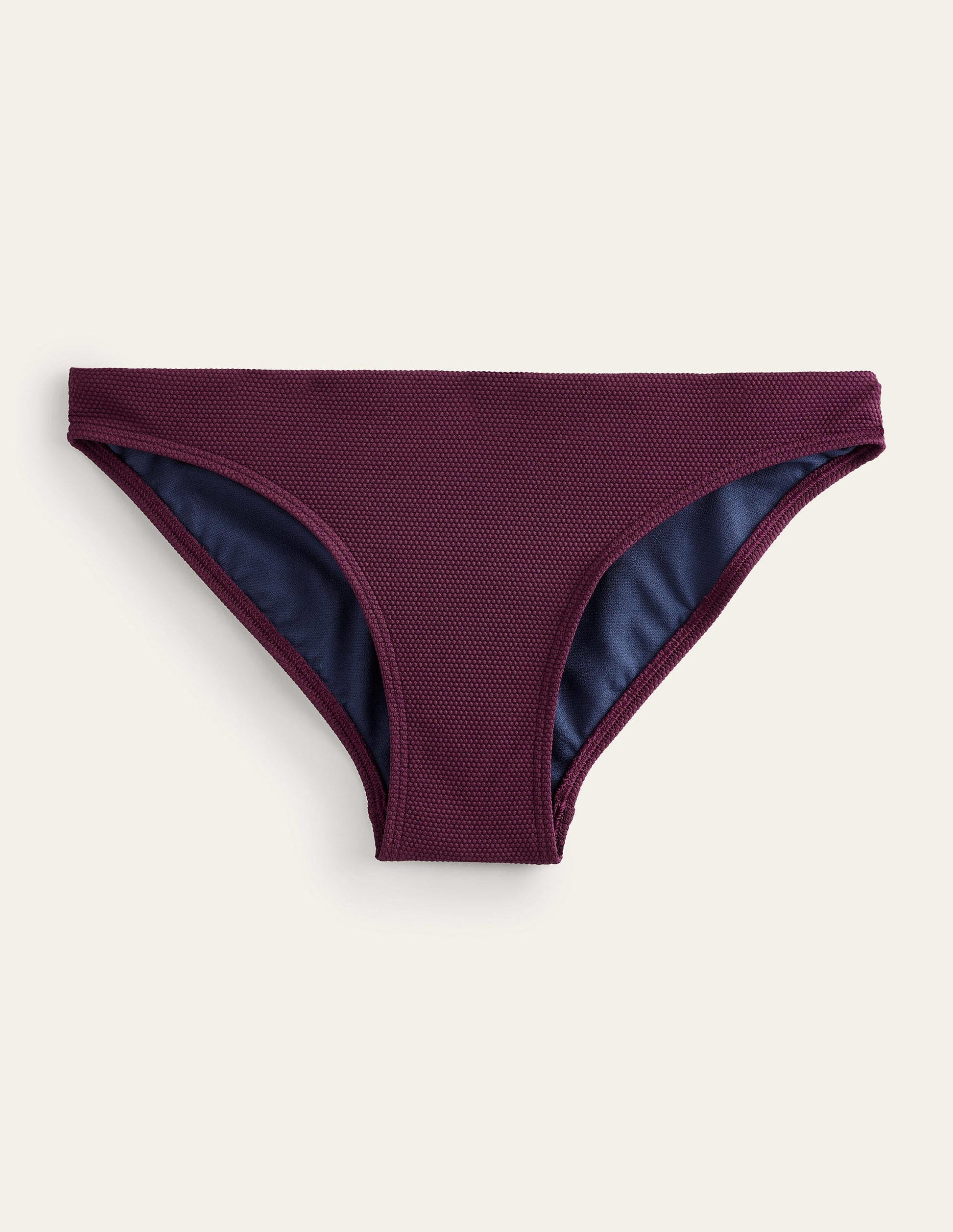 Arezzo Texture Bikini Bottoms-Chockeberry Honeycomb-5