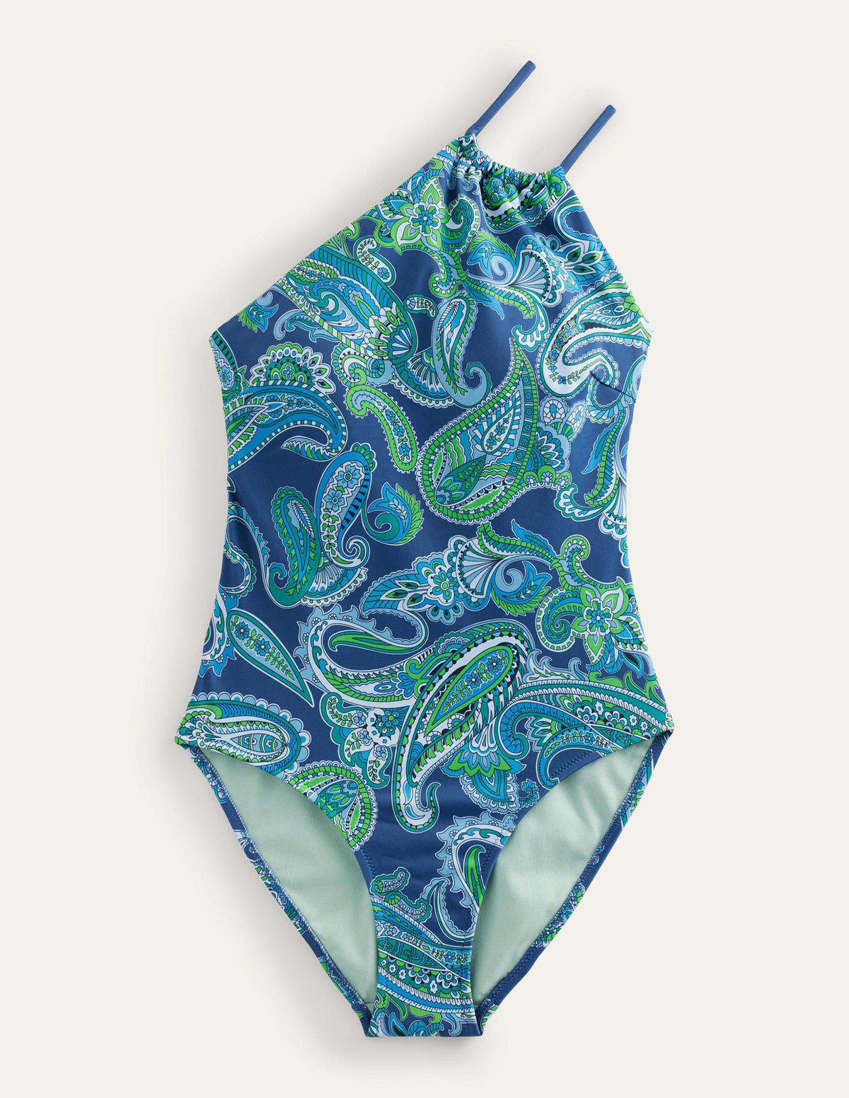 One-Shoulder String Swimsuit-Globe, Paradise Pop - Image 7