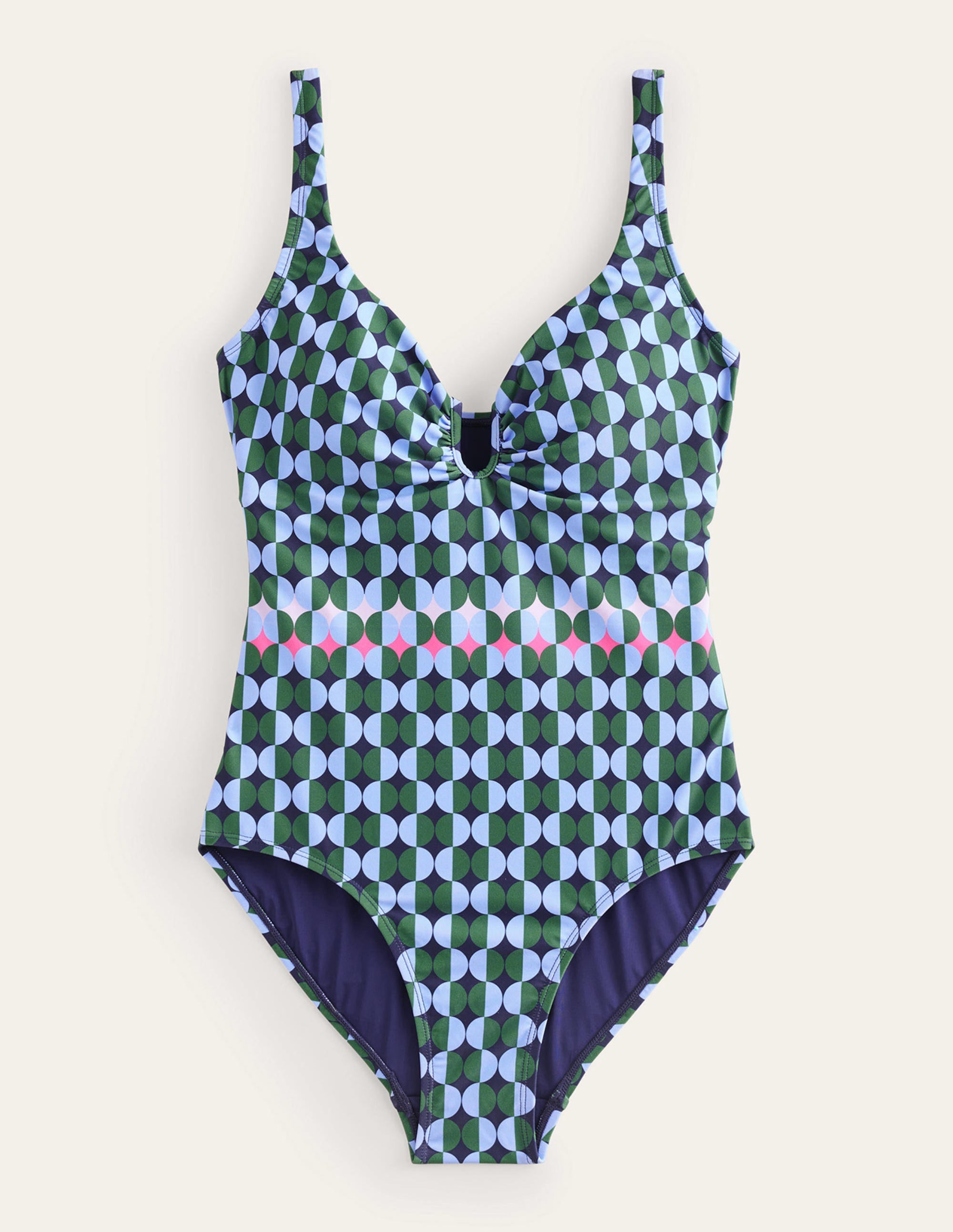 U-Bar Swimsuit-Cornflower, Multi Geo - Image 7