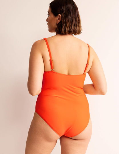 U-Bar Swimsuit-Hot Orange-6