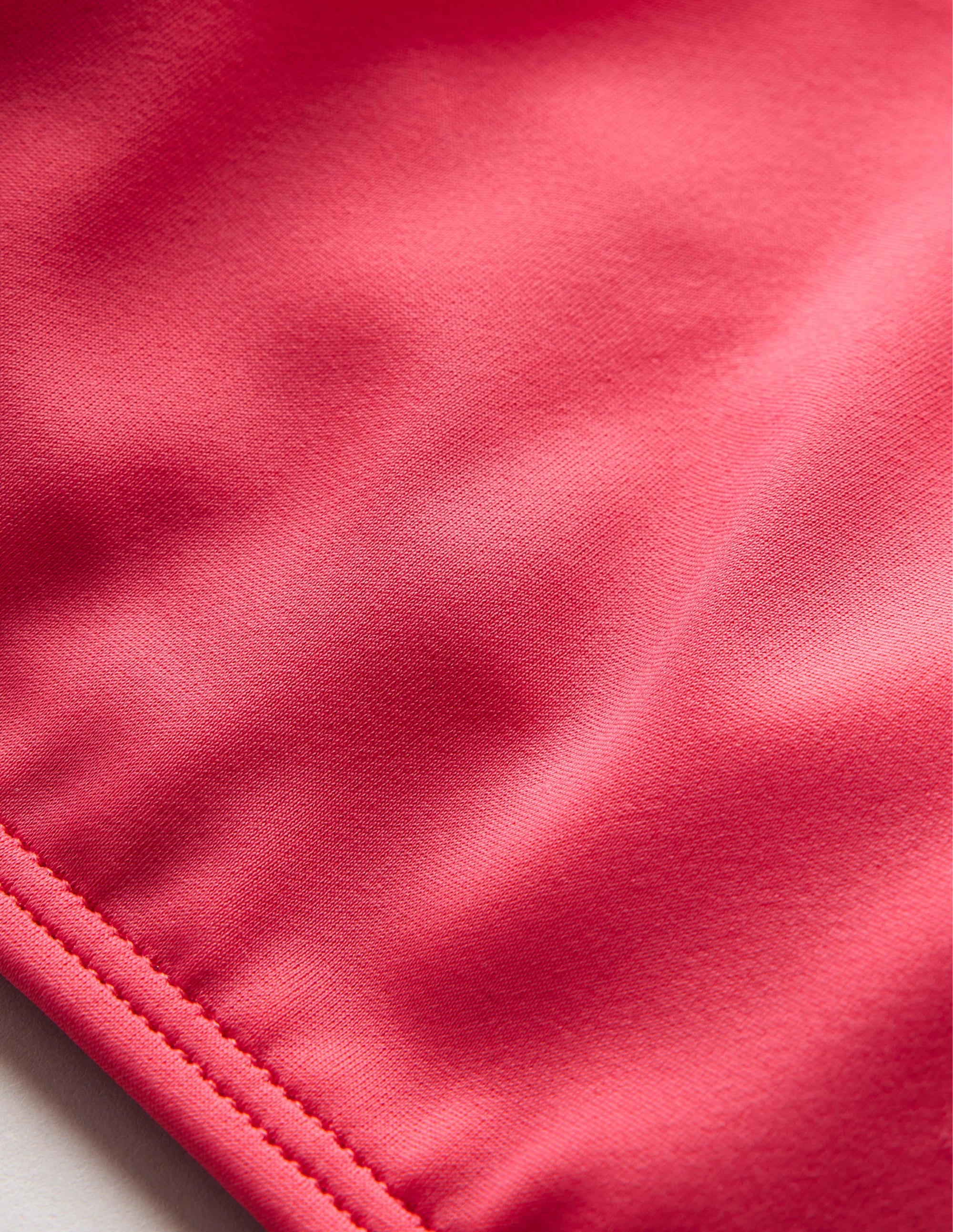 Support Bandeau Bikini Top-Pink Berry - Image 6