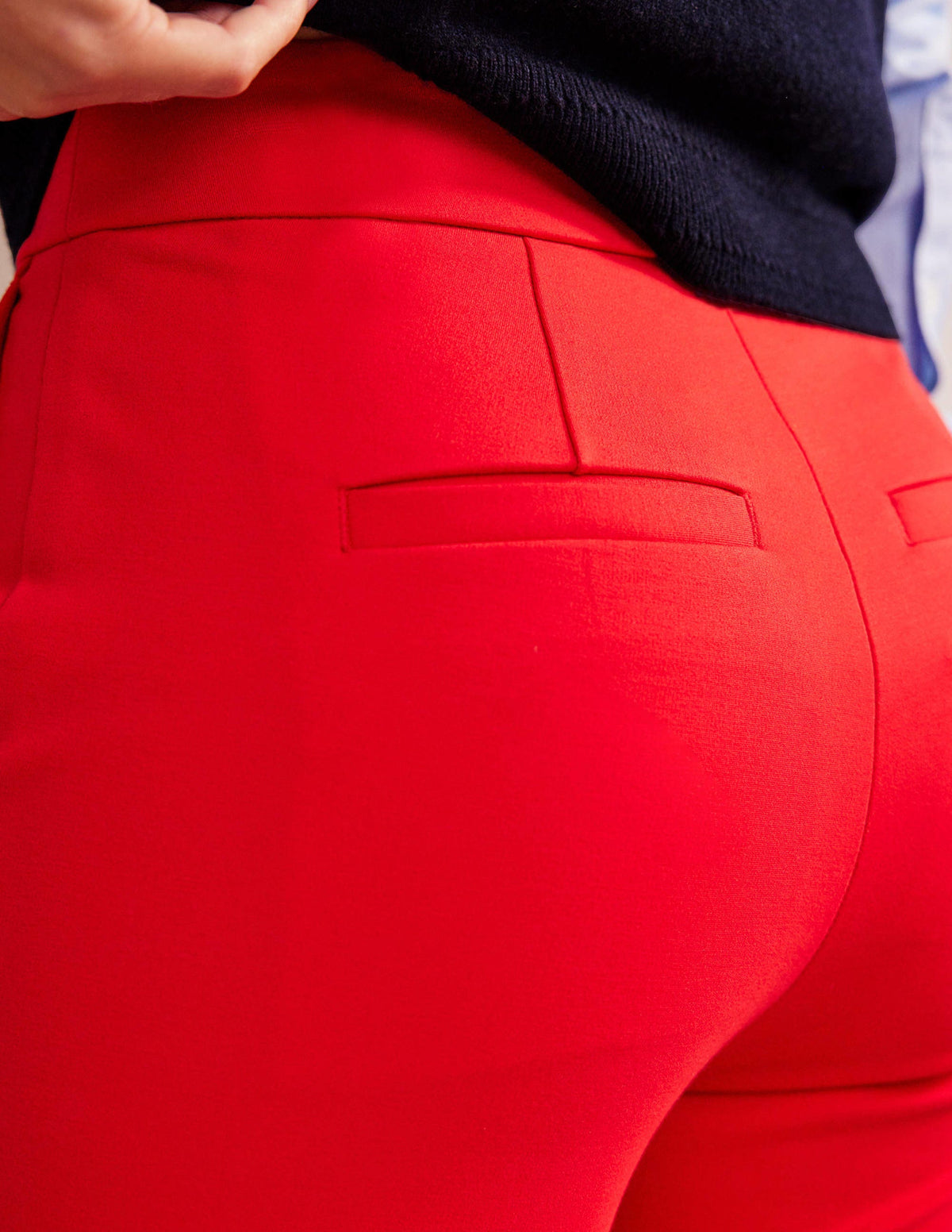 Westbourne Ponte Pants-Hot Pepper - Image 2