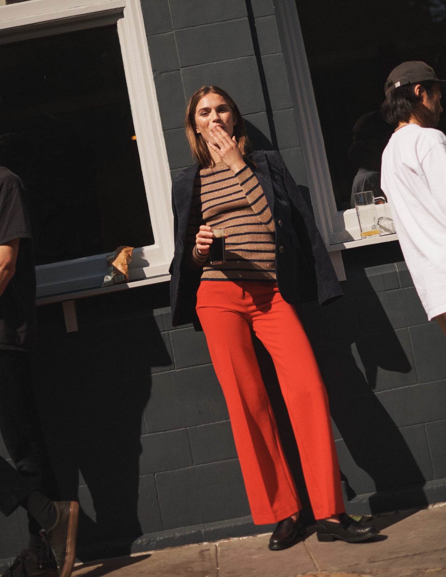 Westbourne Ponte Pants-Hot Pepper