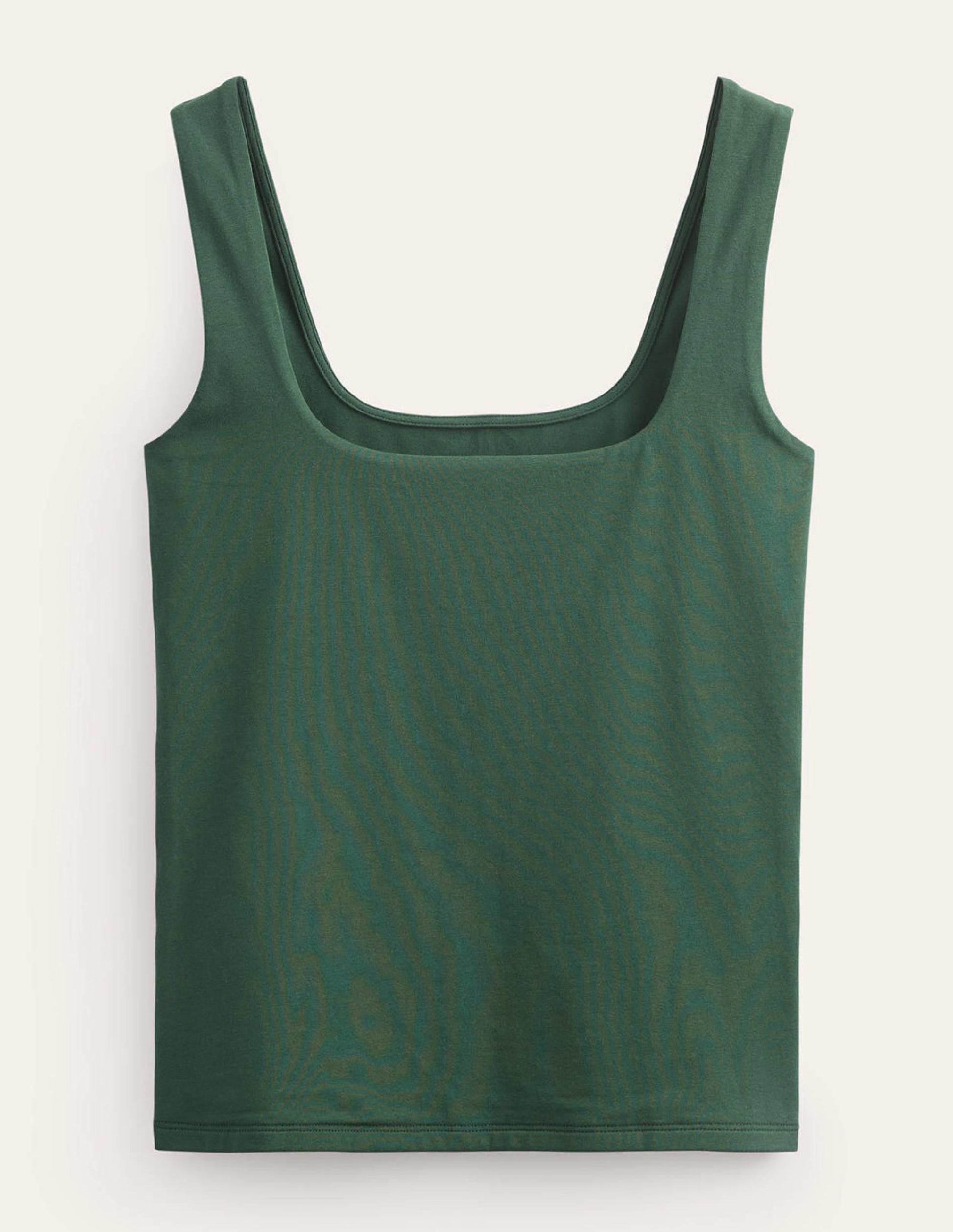 Double Layer Square Neck Tank-Chatsworth Green-5
