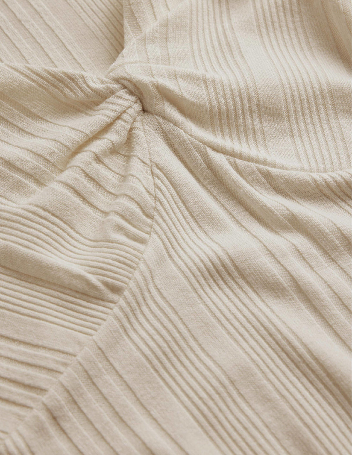 Tie Front Top-Ivory-6