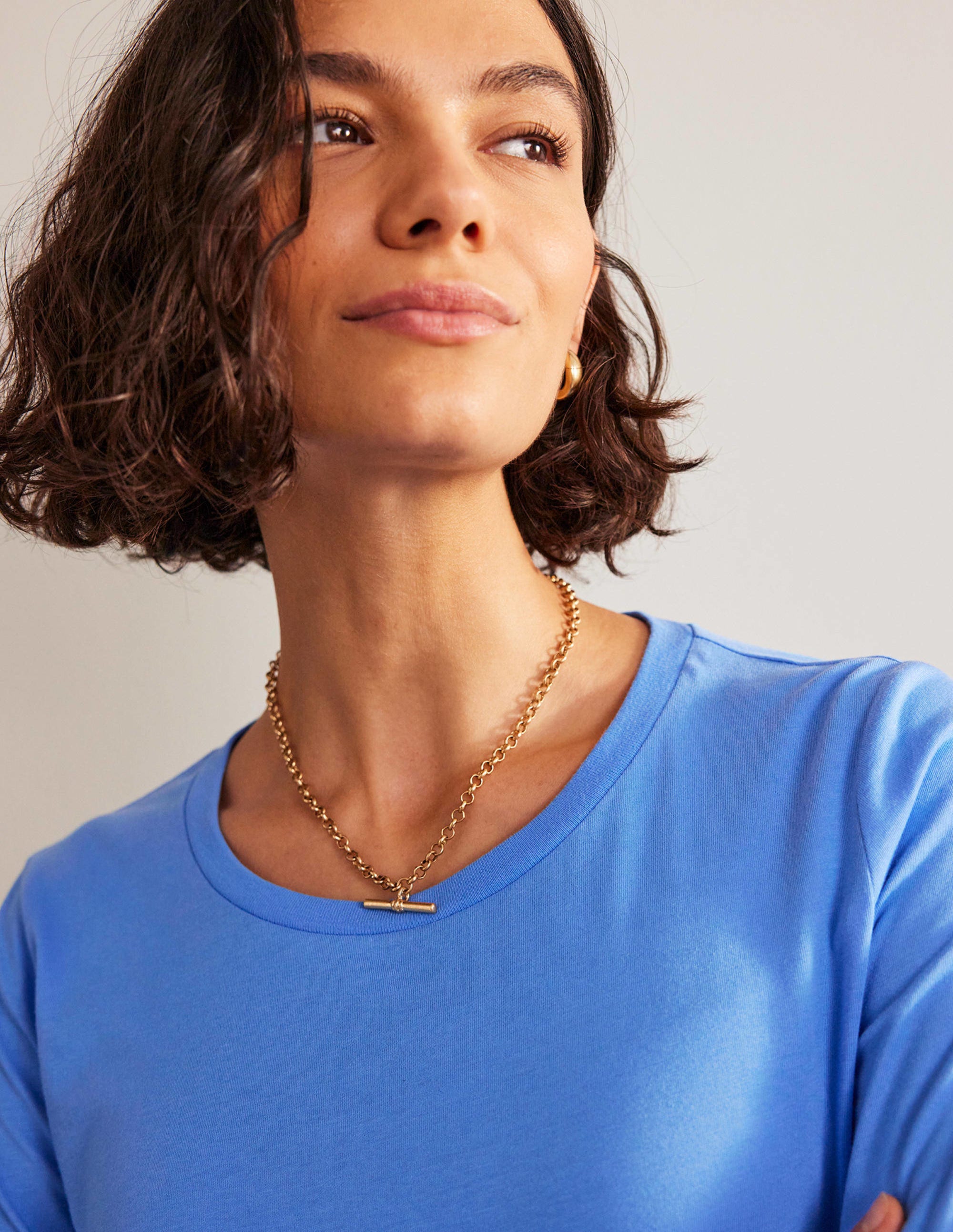 Pure Cotton Long Sleeve Top-Marina - Image 2
