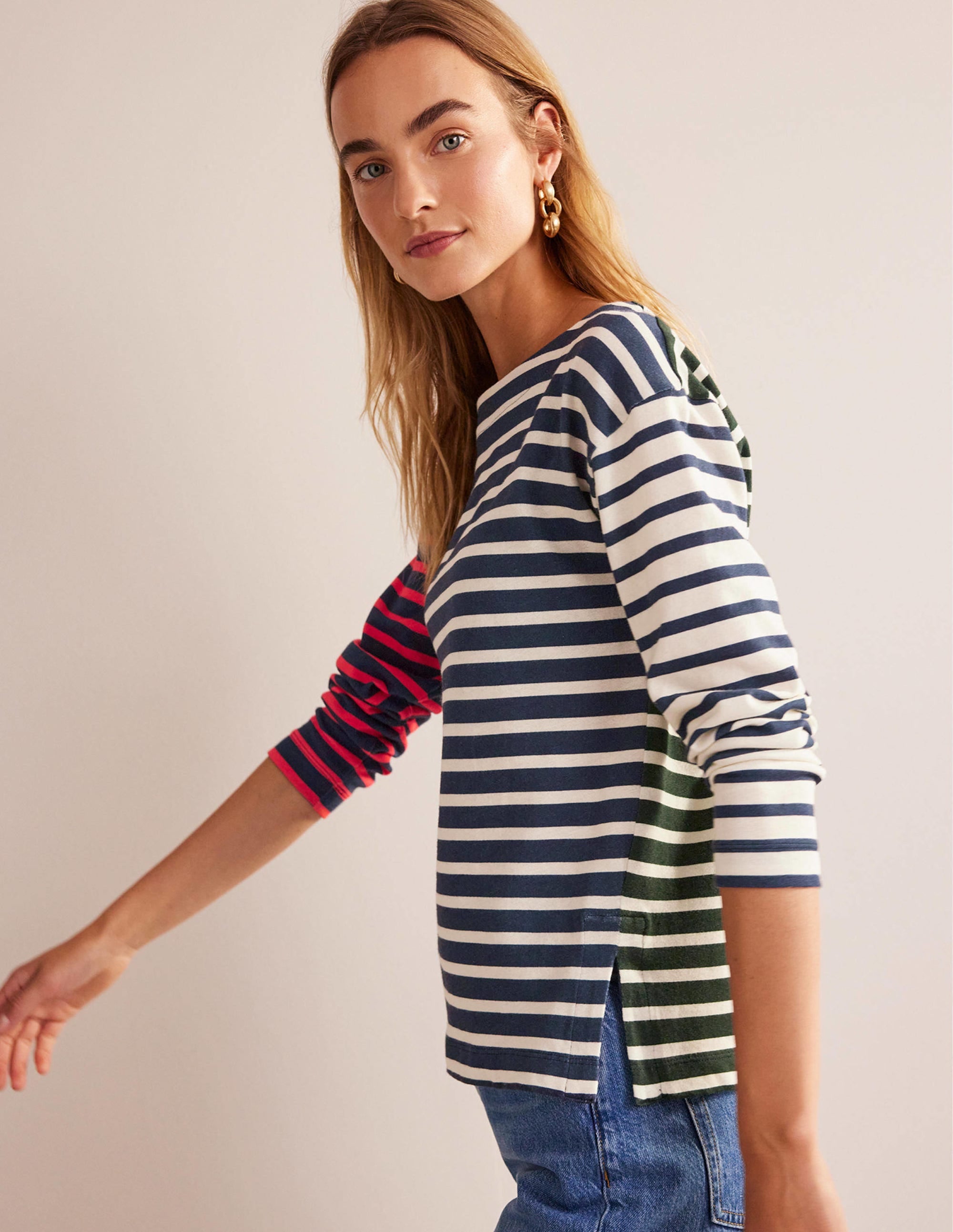 Sophie Hotch Potch Breton Top-Hotch Potch Multi Stripe - Image 1