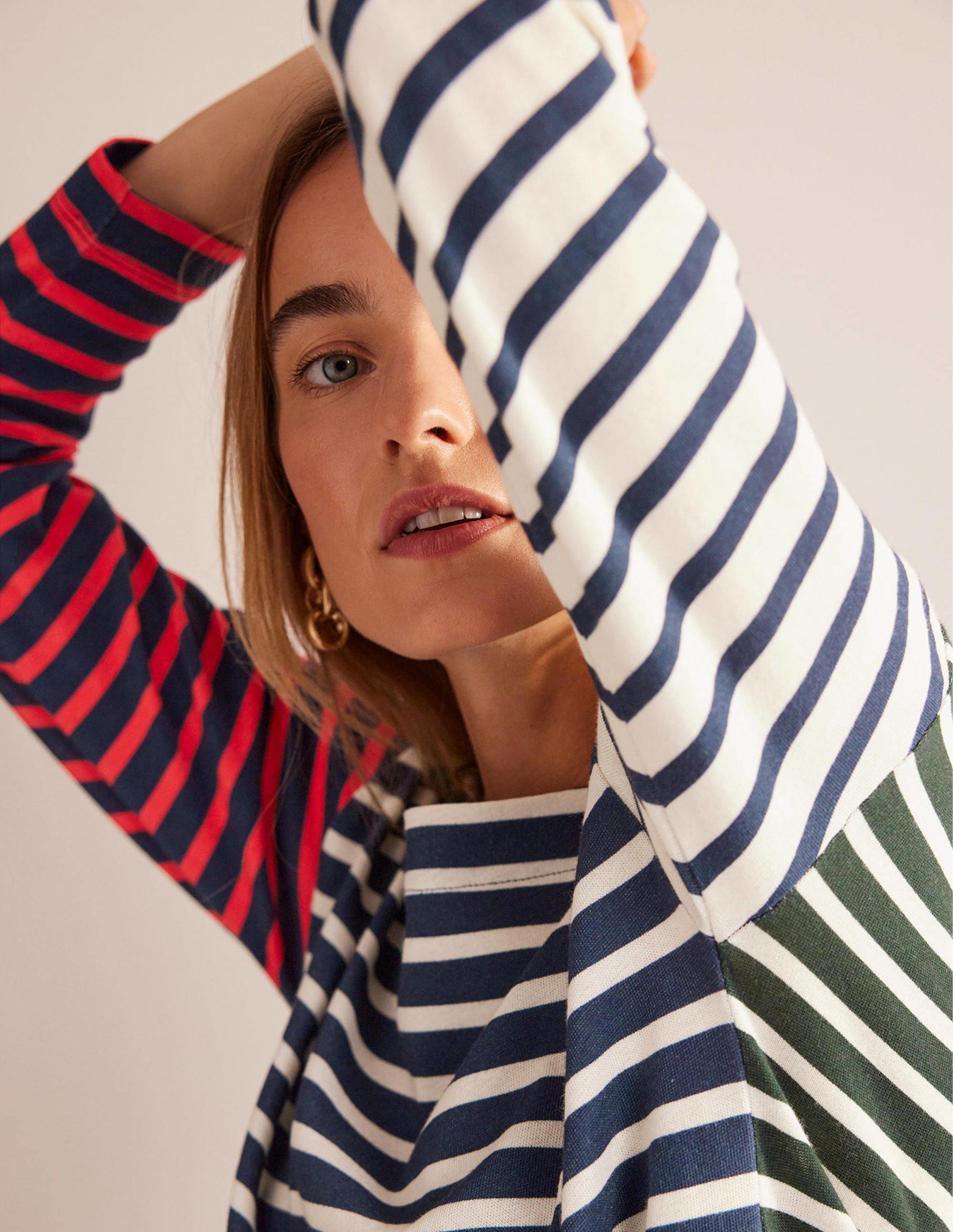 Sophie Hotch Potch Breton Top-Hotch Potch Multi Stripe-2