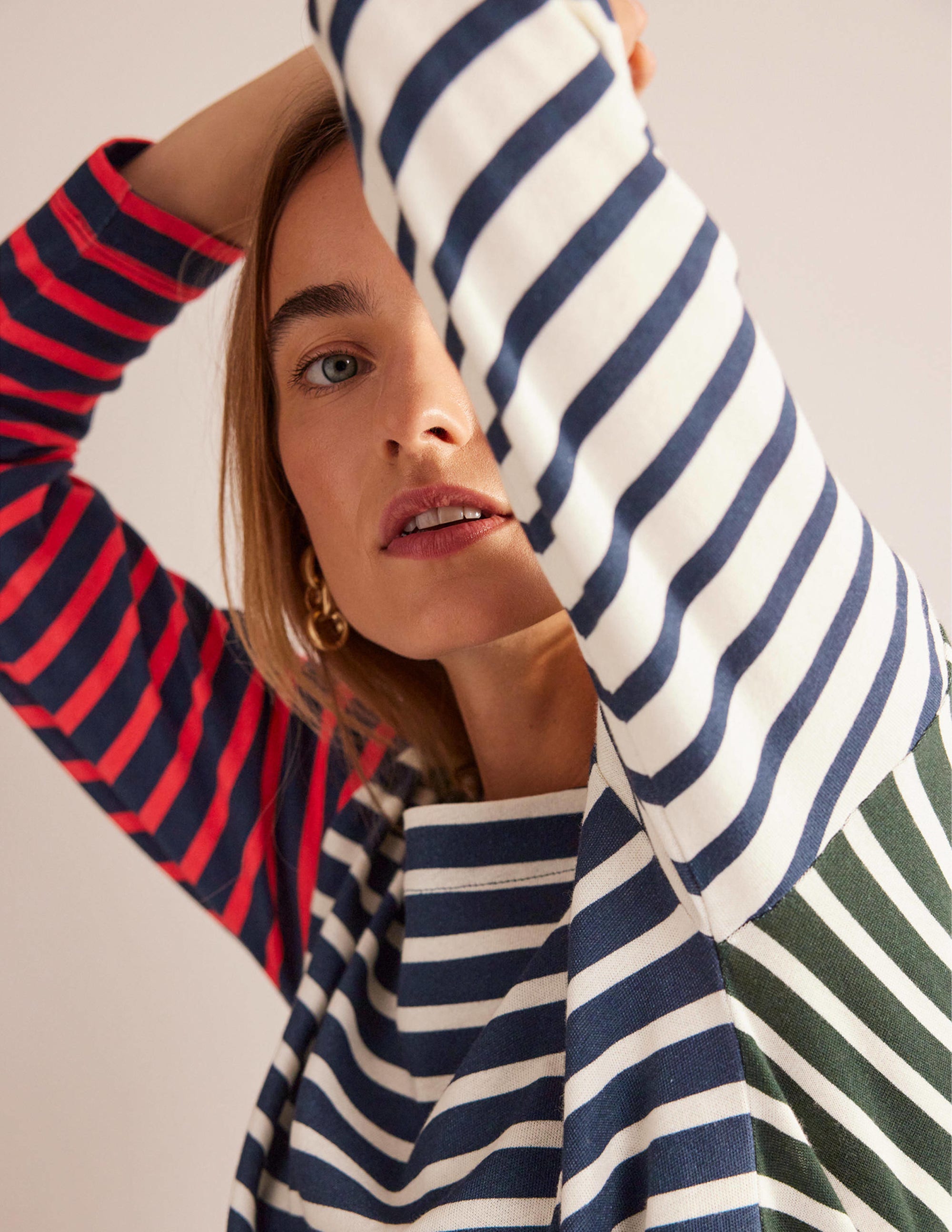 Sophie Hotch Potch Breton Top-Hotch Potch Multi Stripe - Image 2