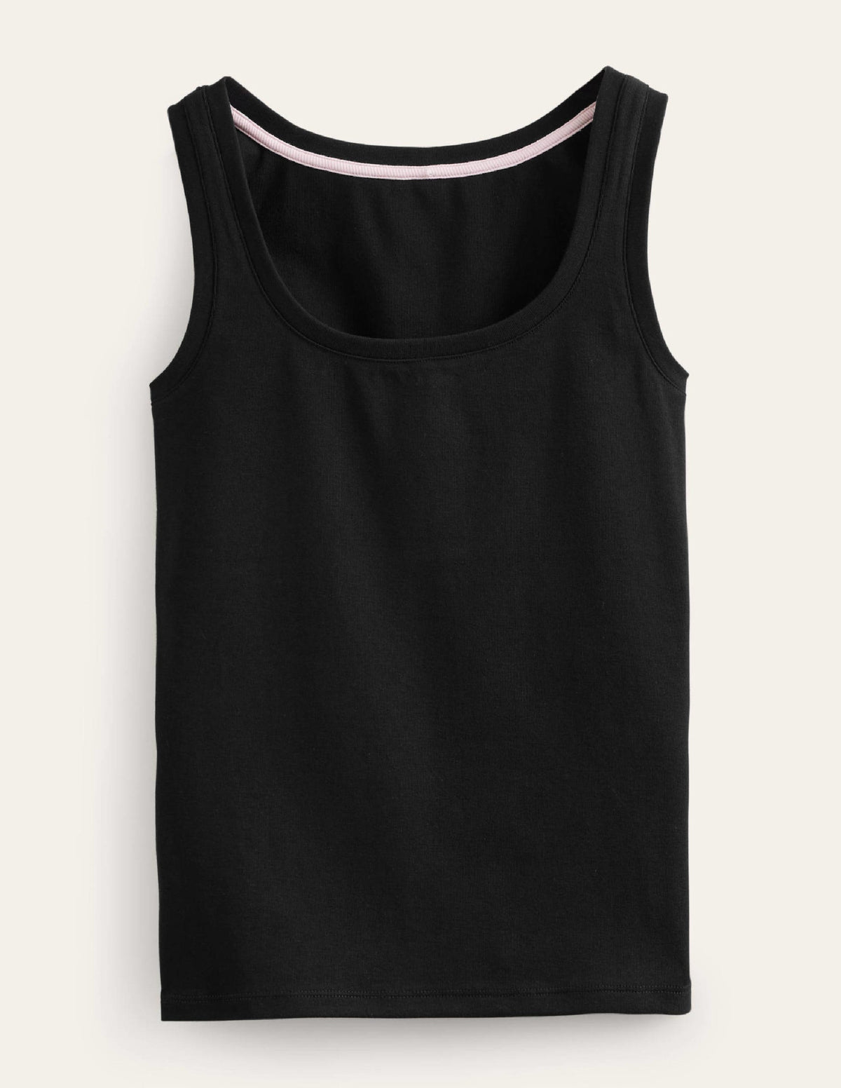 Essential Scoop-Neck Tank-Black - Image 5