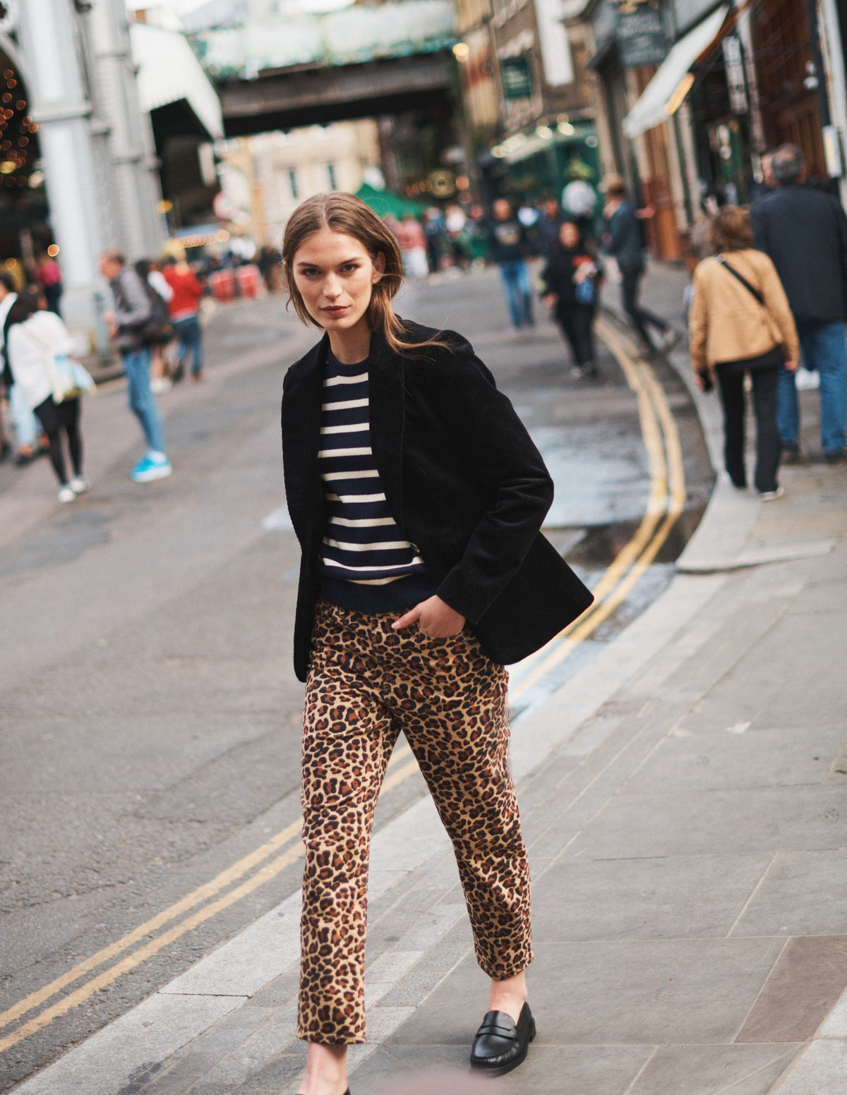 The Marylebone Cord Blazer-Black - Image 6