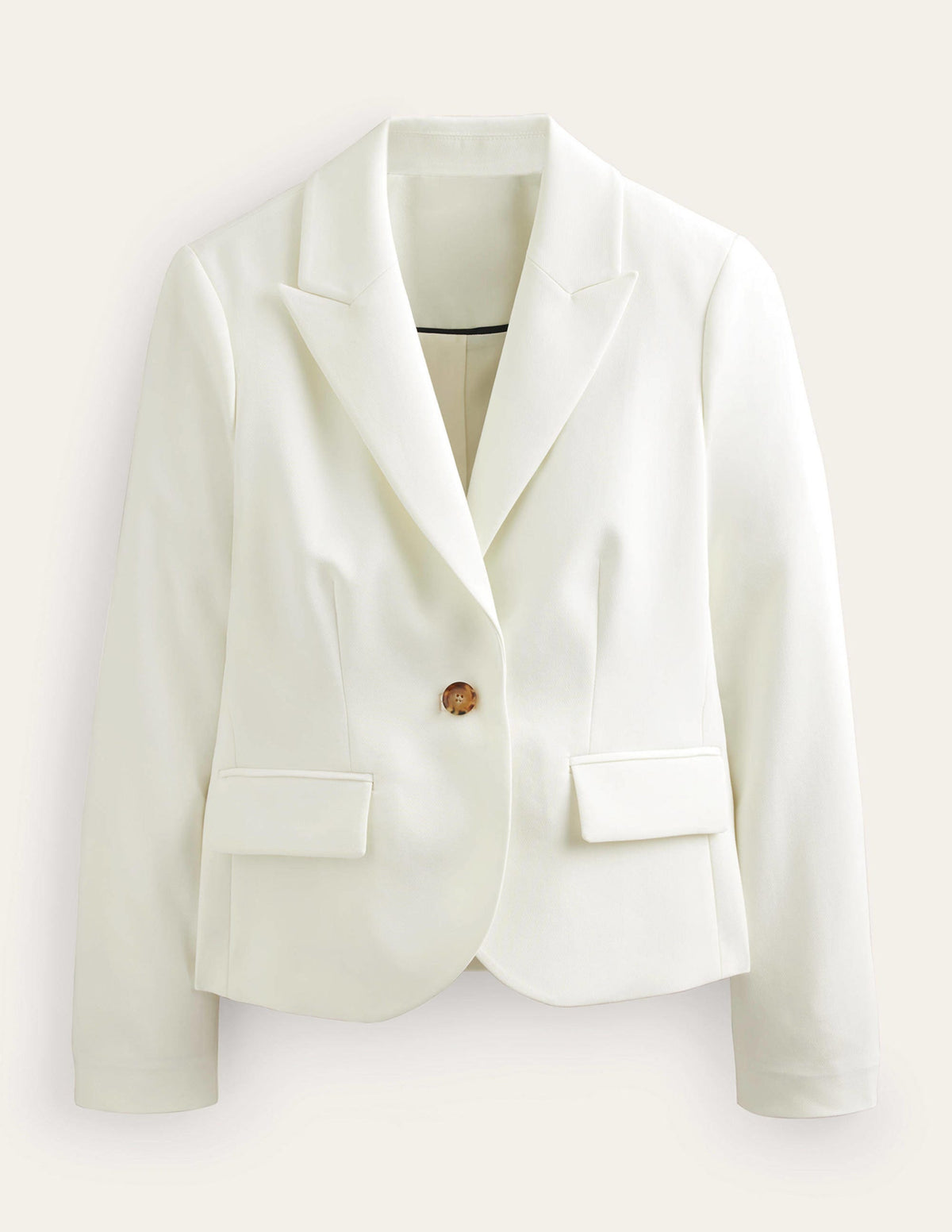 The Canonbury Tailored Blazer-Ivory-6