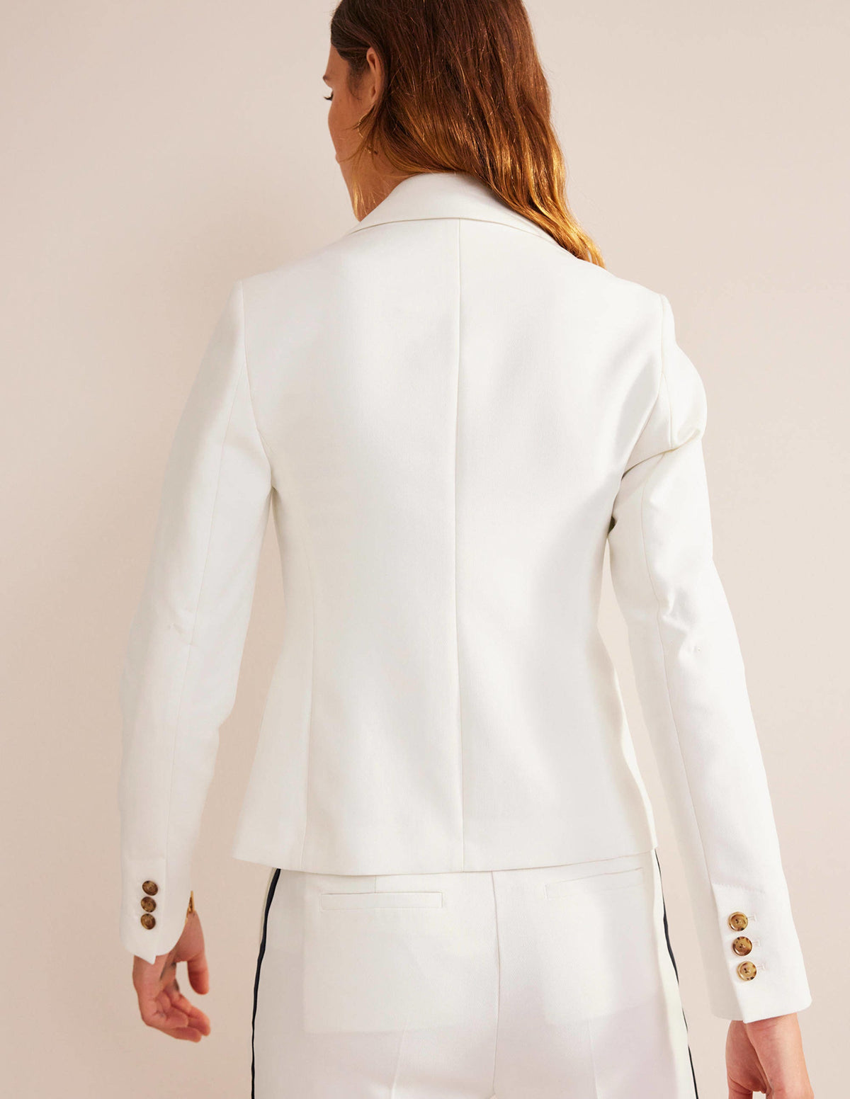 The Canonbury Tailored Blazer-Ivory - Image 3