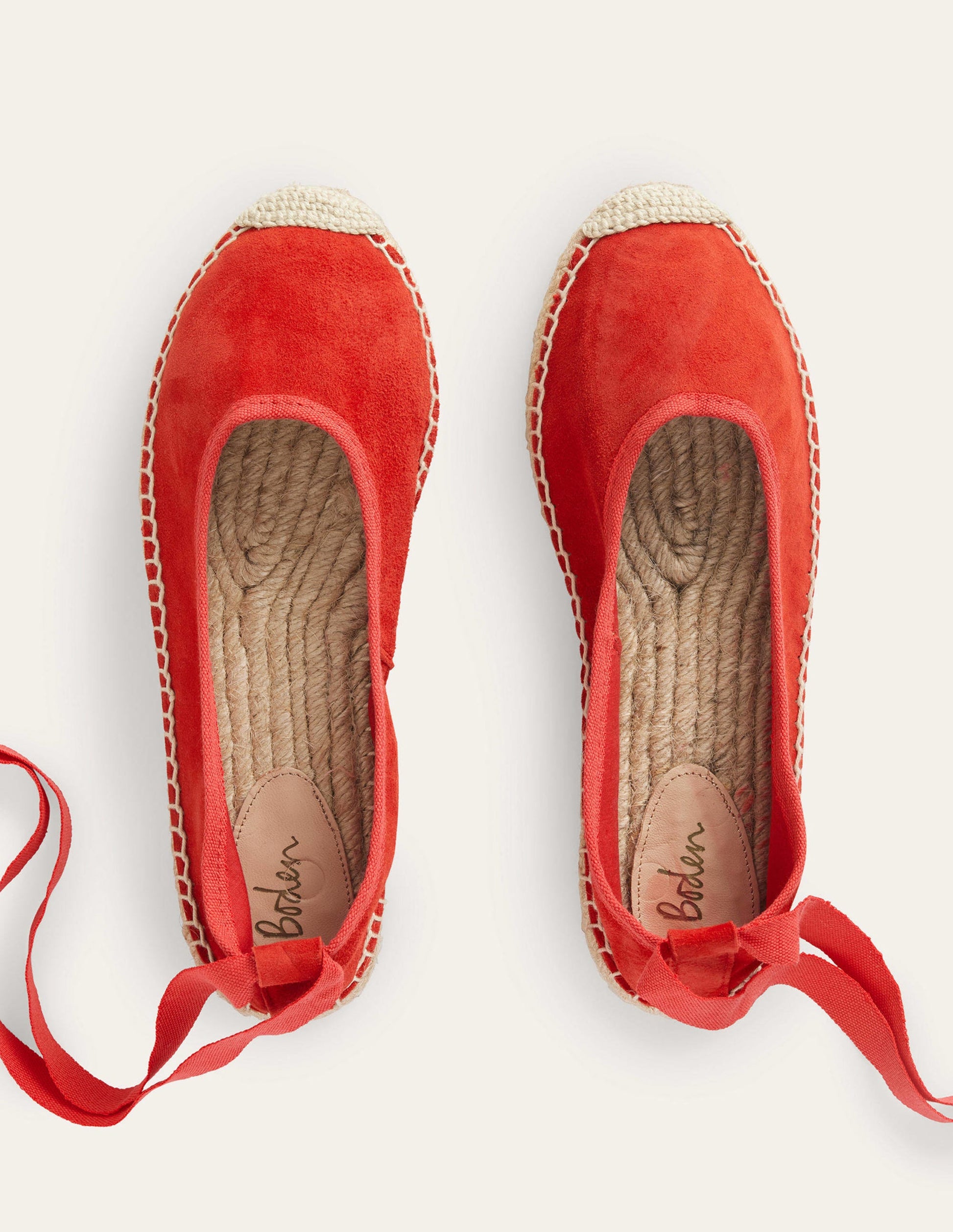 Ankle Tie Espadrilles-Vermillion-5